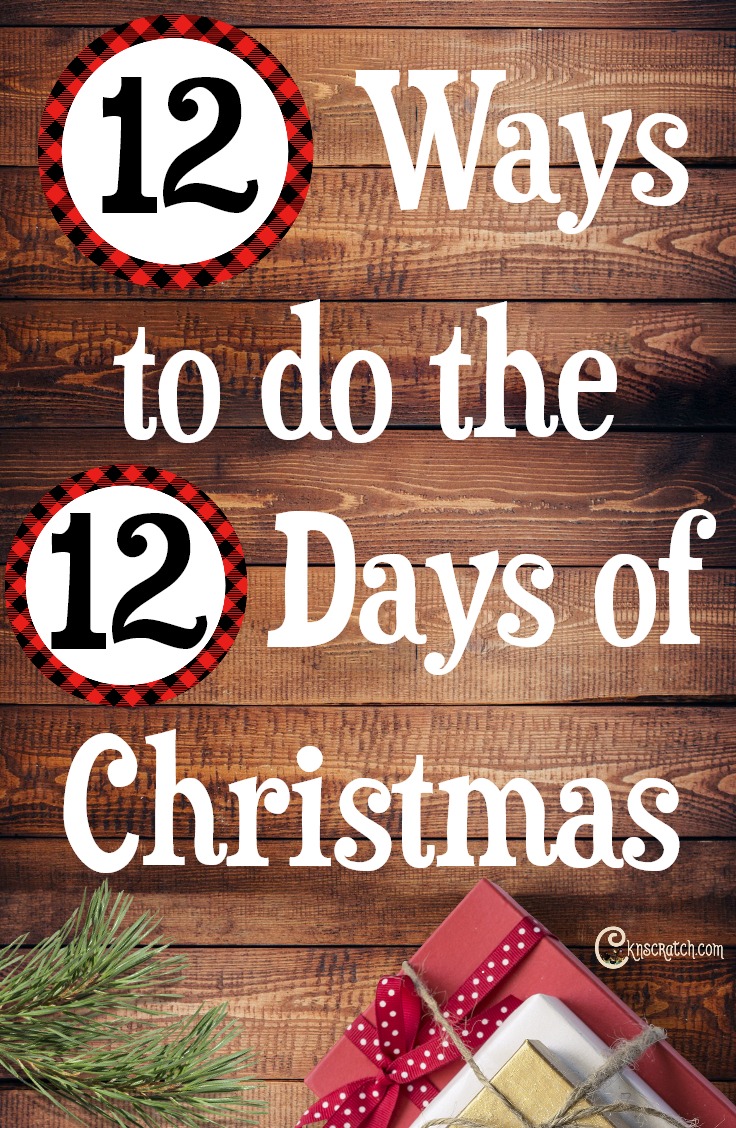 12 Ways to Do the 12 Days of Christmas — Chicken Scratch N Sniff