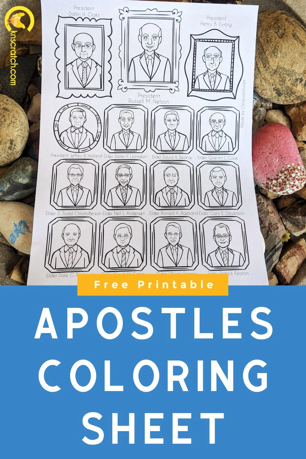 Free Printable Apostles and First Presidency Coloring Page — Chicken Scratch N Sniff the-apostles-coloring-pages-twelve-disciples-of-jesus-bible-printables