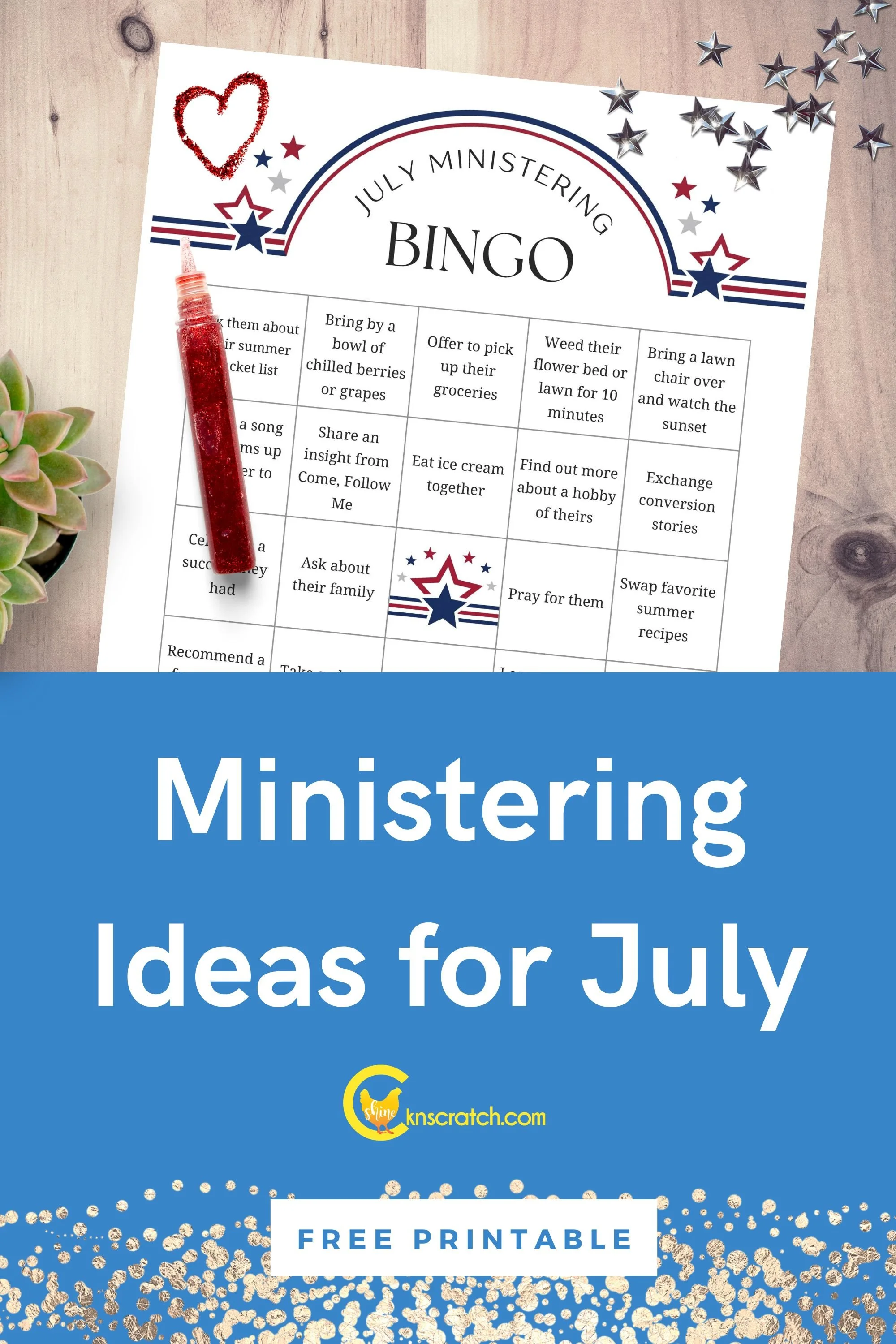 Ways to Minister this July