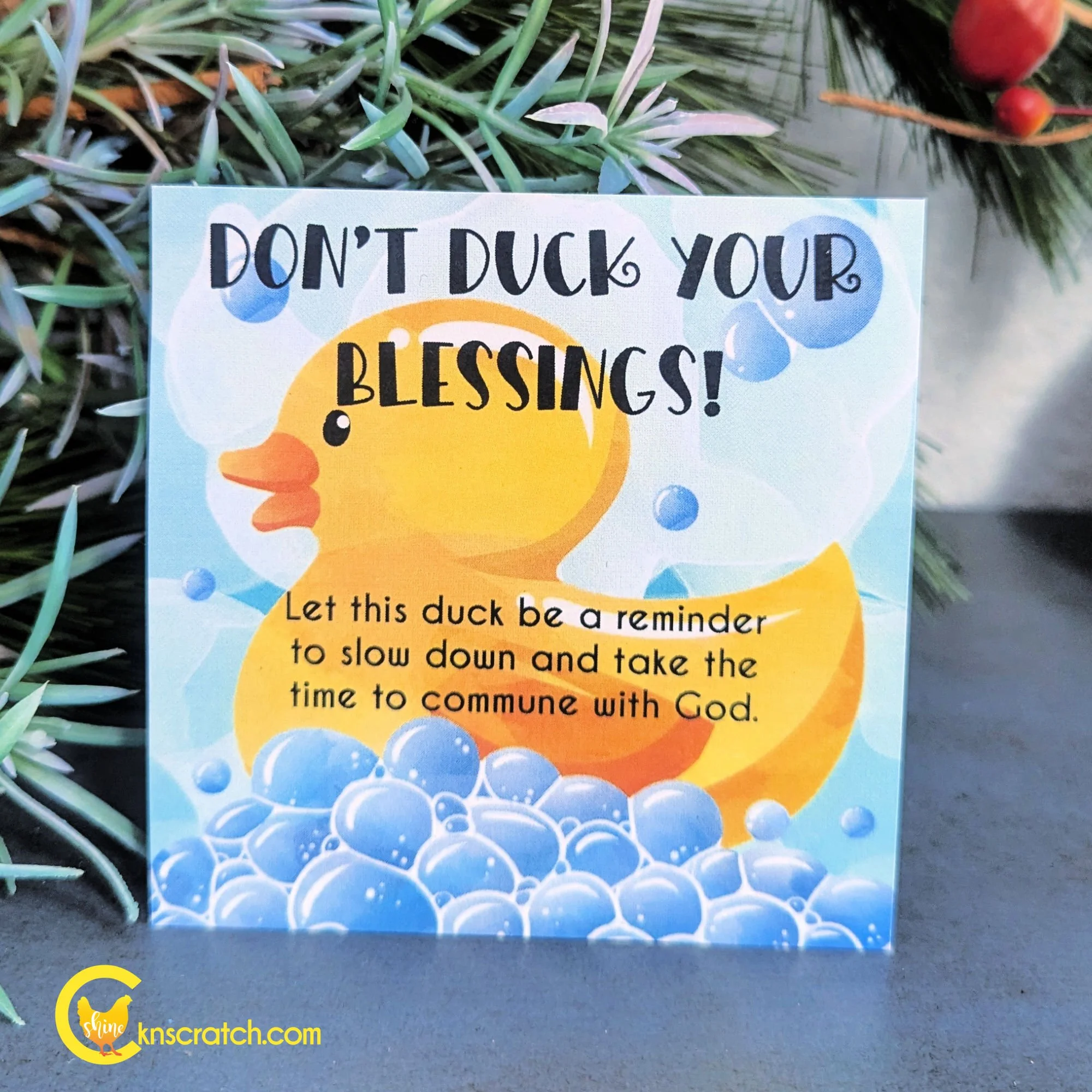 dont duck your blessings ministering gift for Christmas.jpg