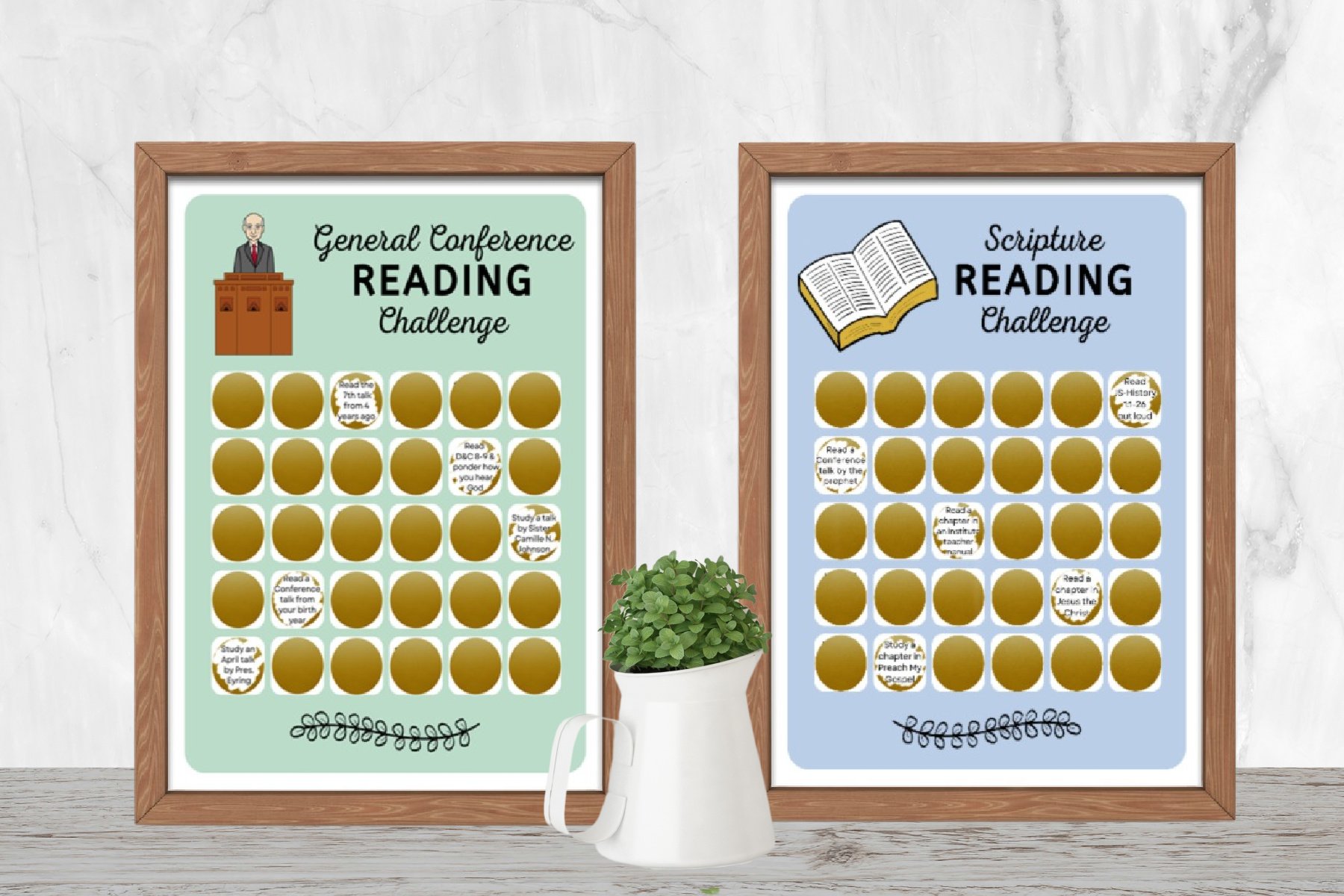 Scripture Reading Challenge Charts
