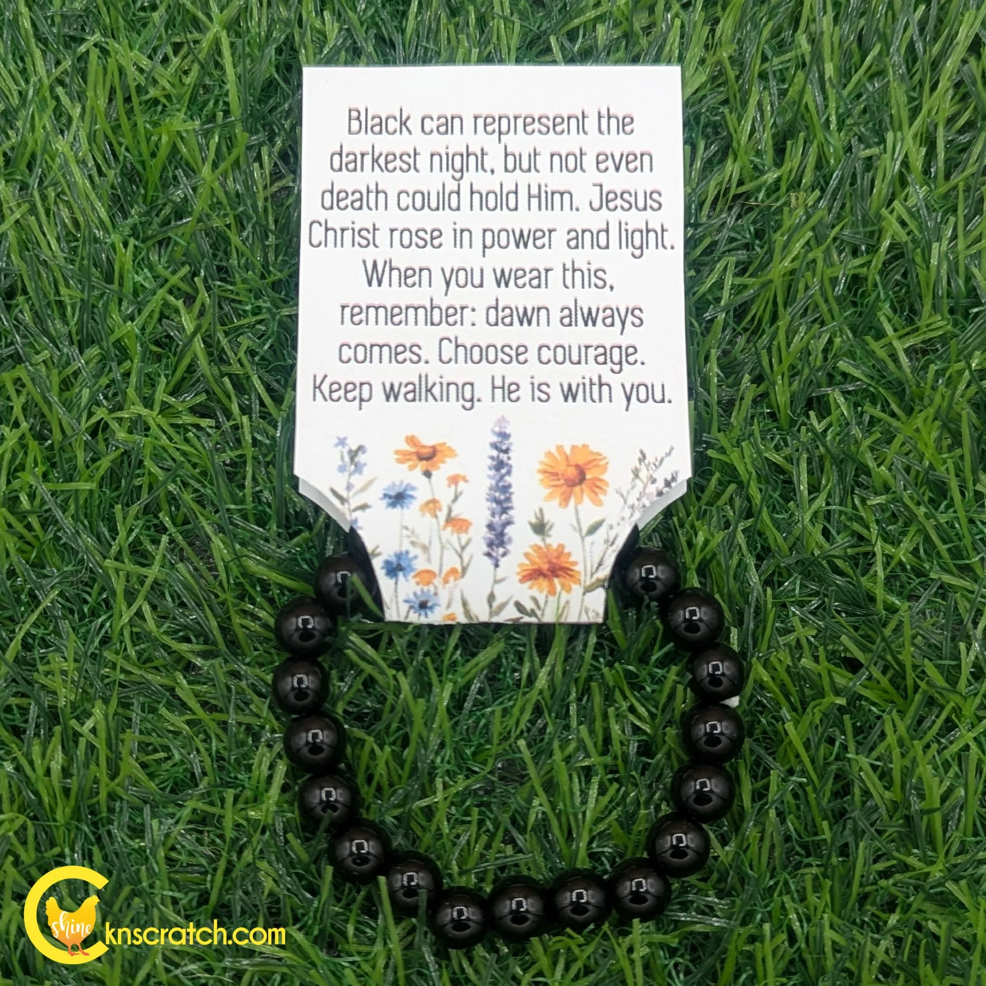 black bead bracelet for lds easter minsitering gift.jpg