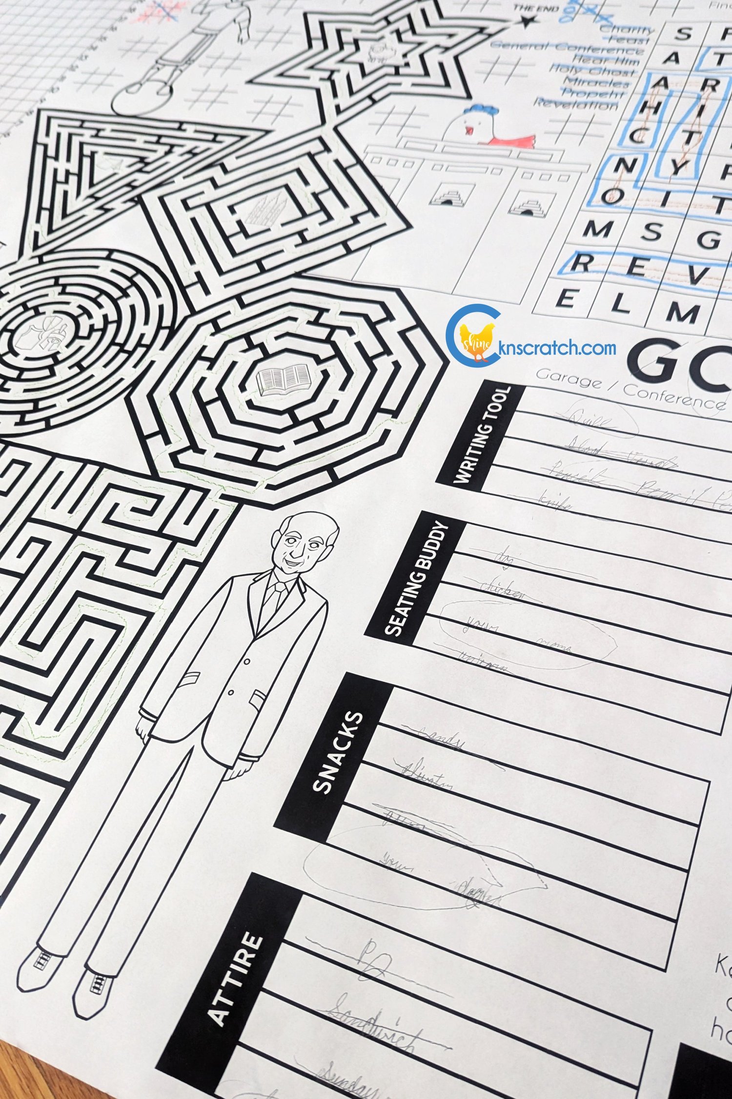 A Short and Simple General Conference Notebook (Instant Download