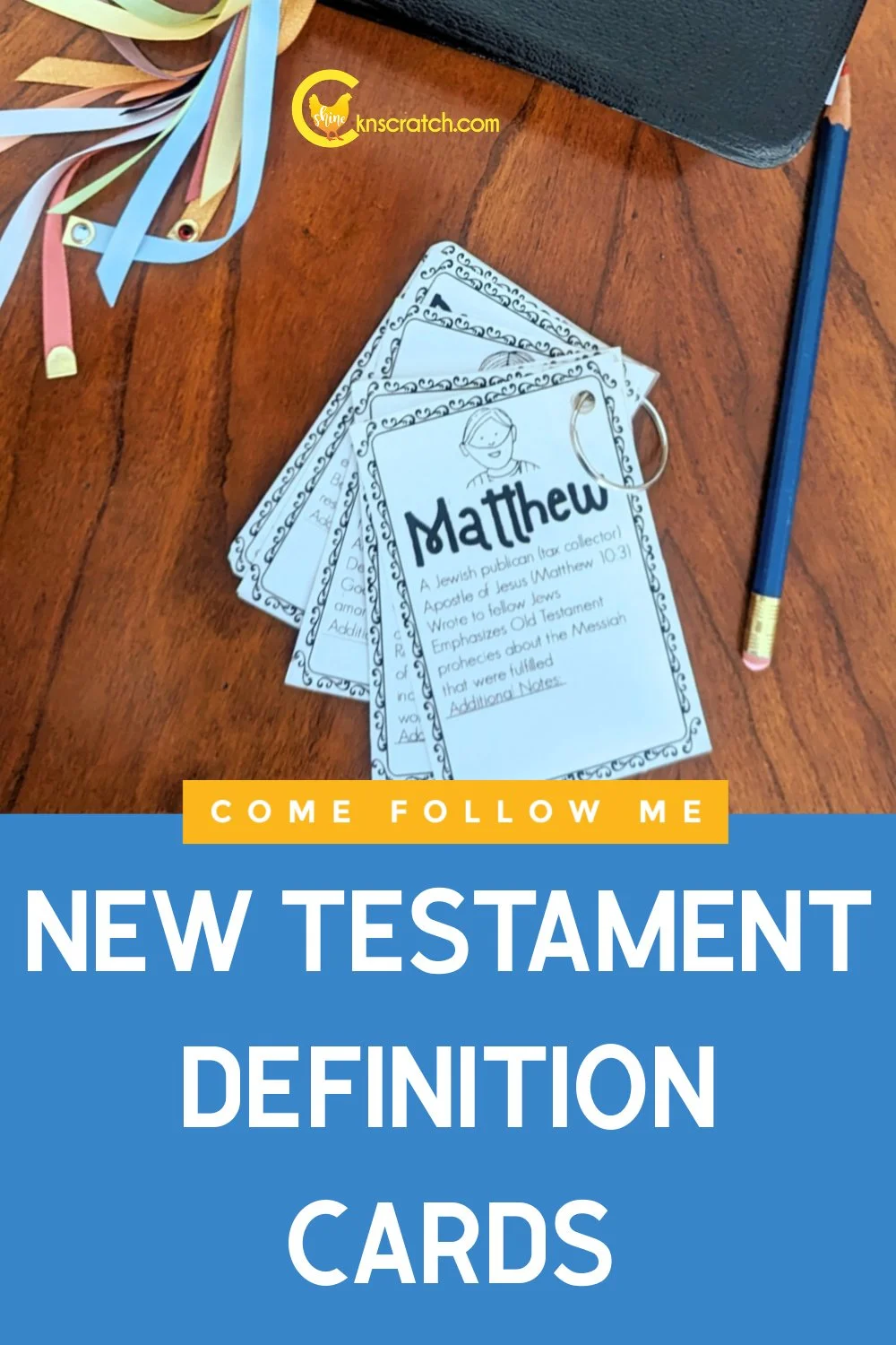 New Testament Definition Cards — Chicken Scratch N Sniff