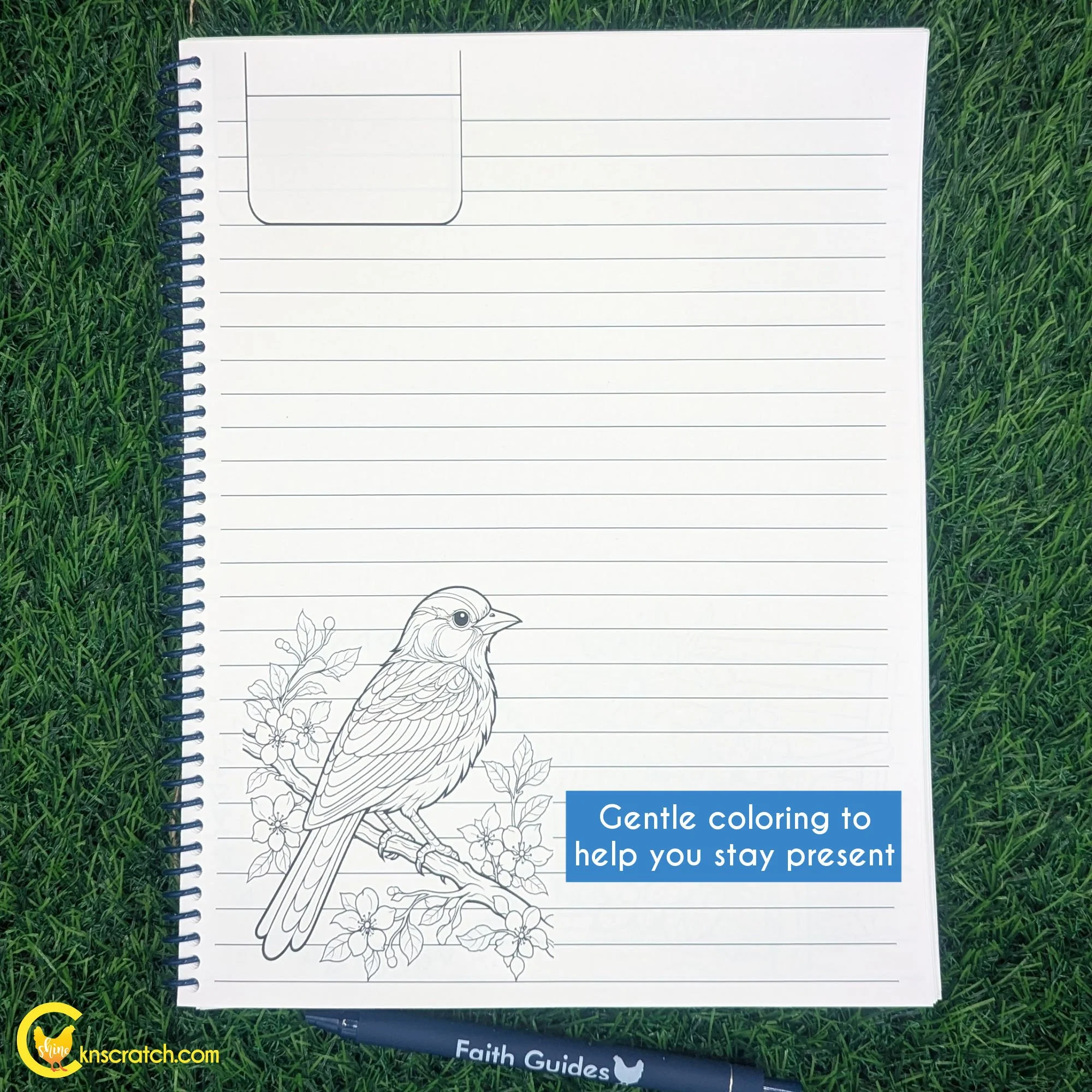 bird coloring image on a lds general conference notebook page.jpg