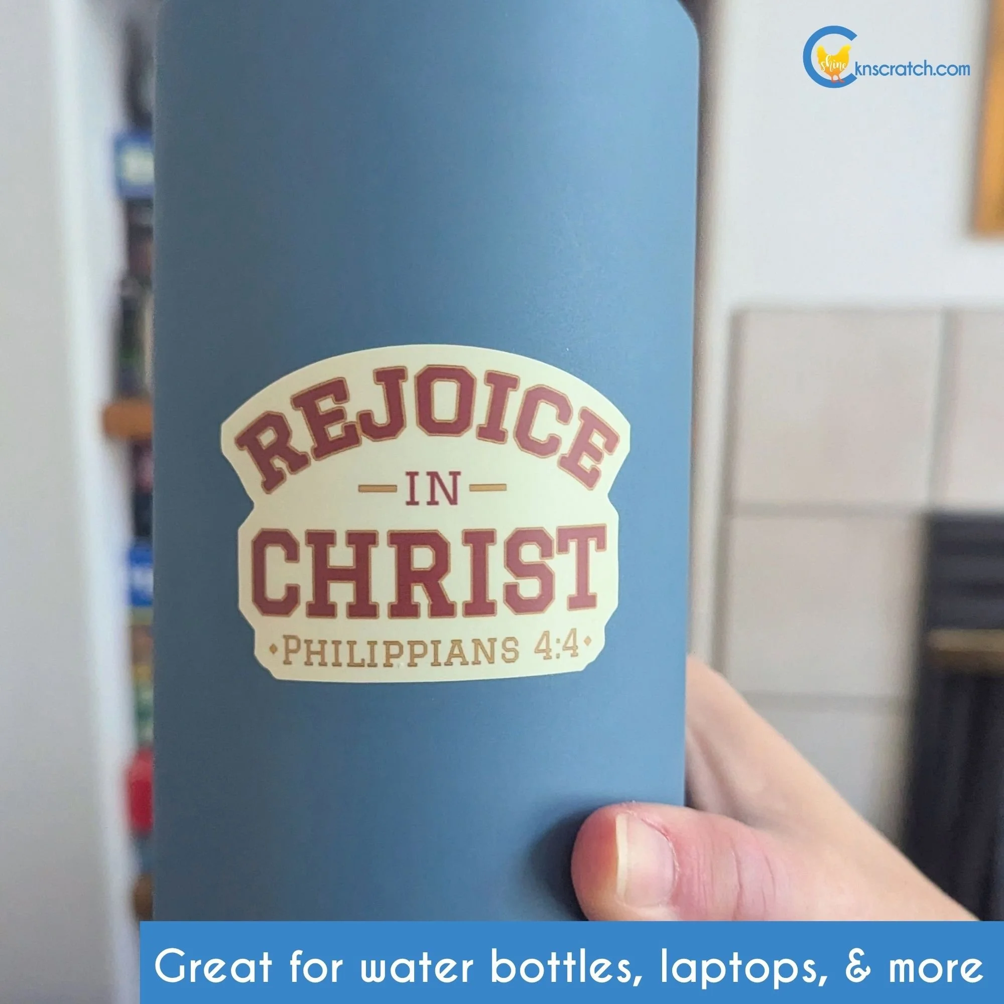share the joy Rejoice in Christ sticker for latter-day saints.jpg