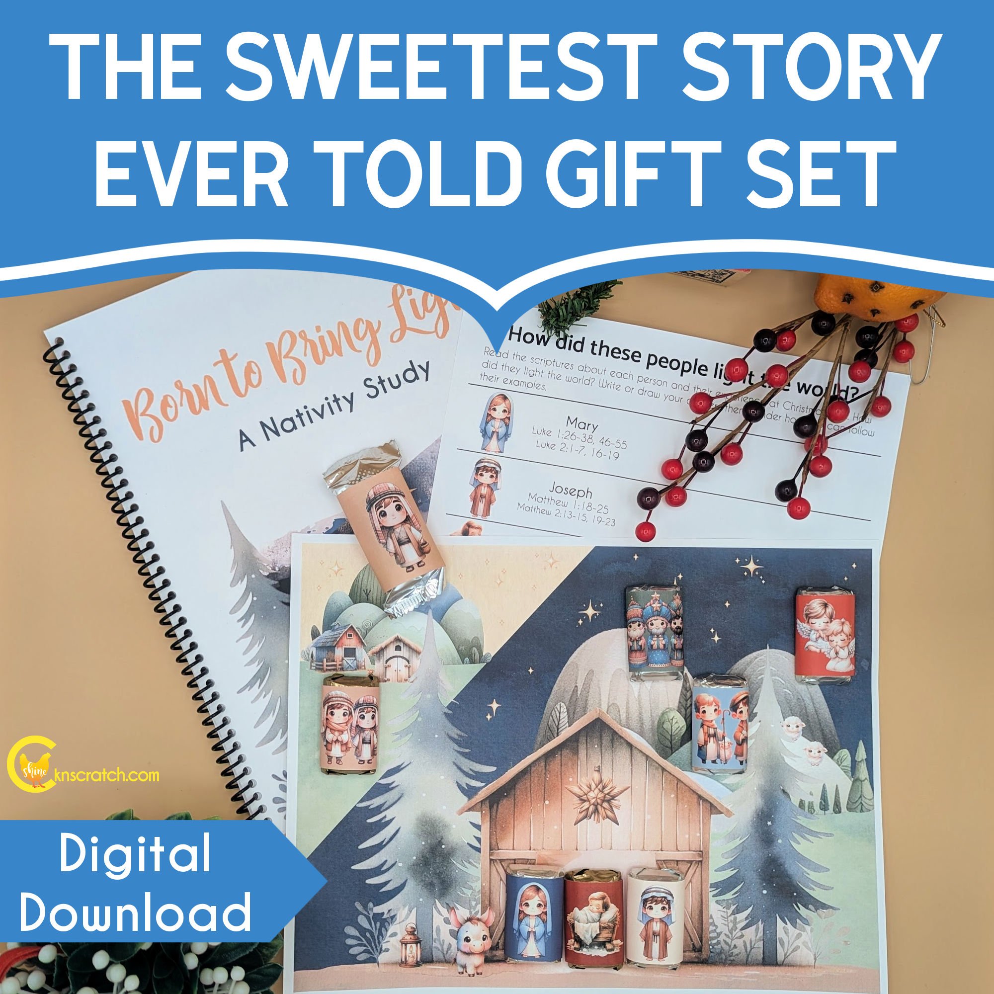 Christmas nativity candy scripture study gift set .jpg