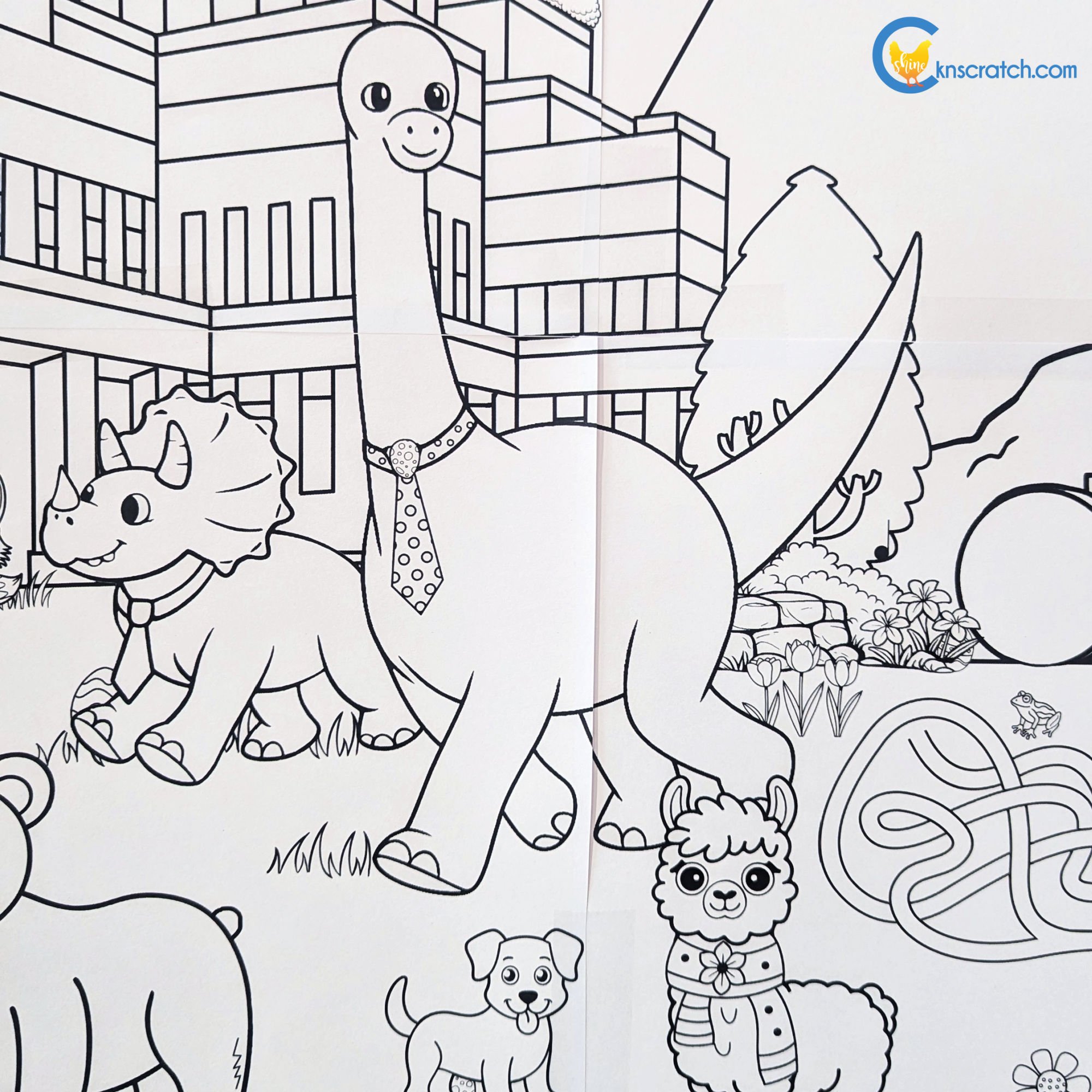 dinosaurs going to general conference activity poster for latter day saints.jpg