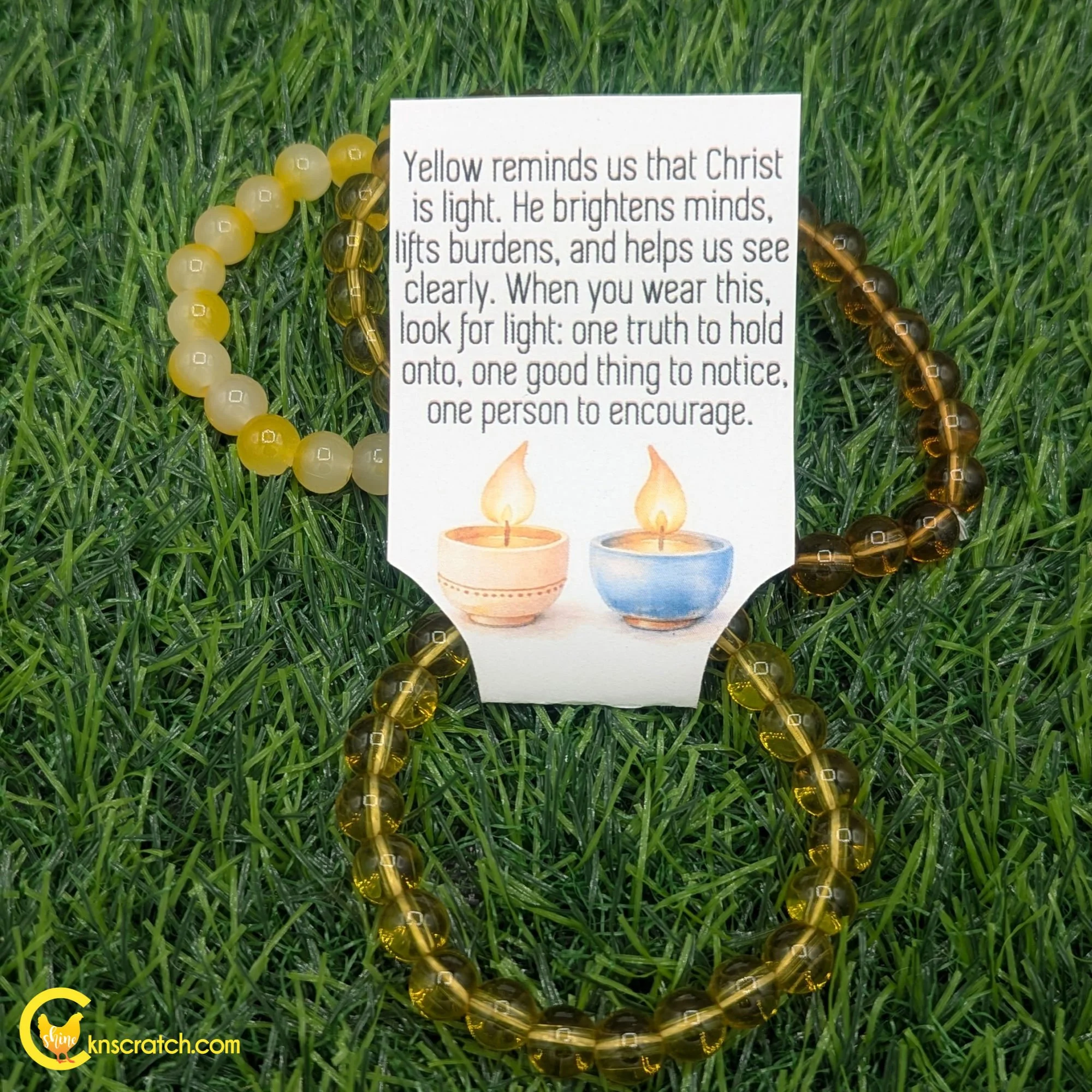 yellow for Christ light bracelets for Easter gifts.jpg