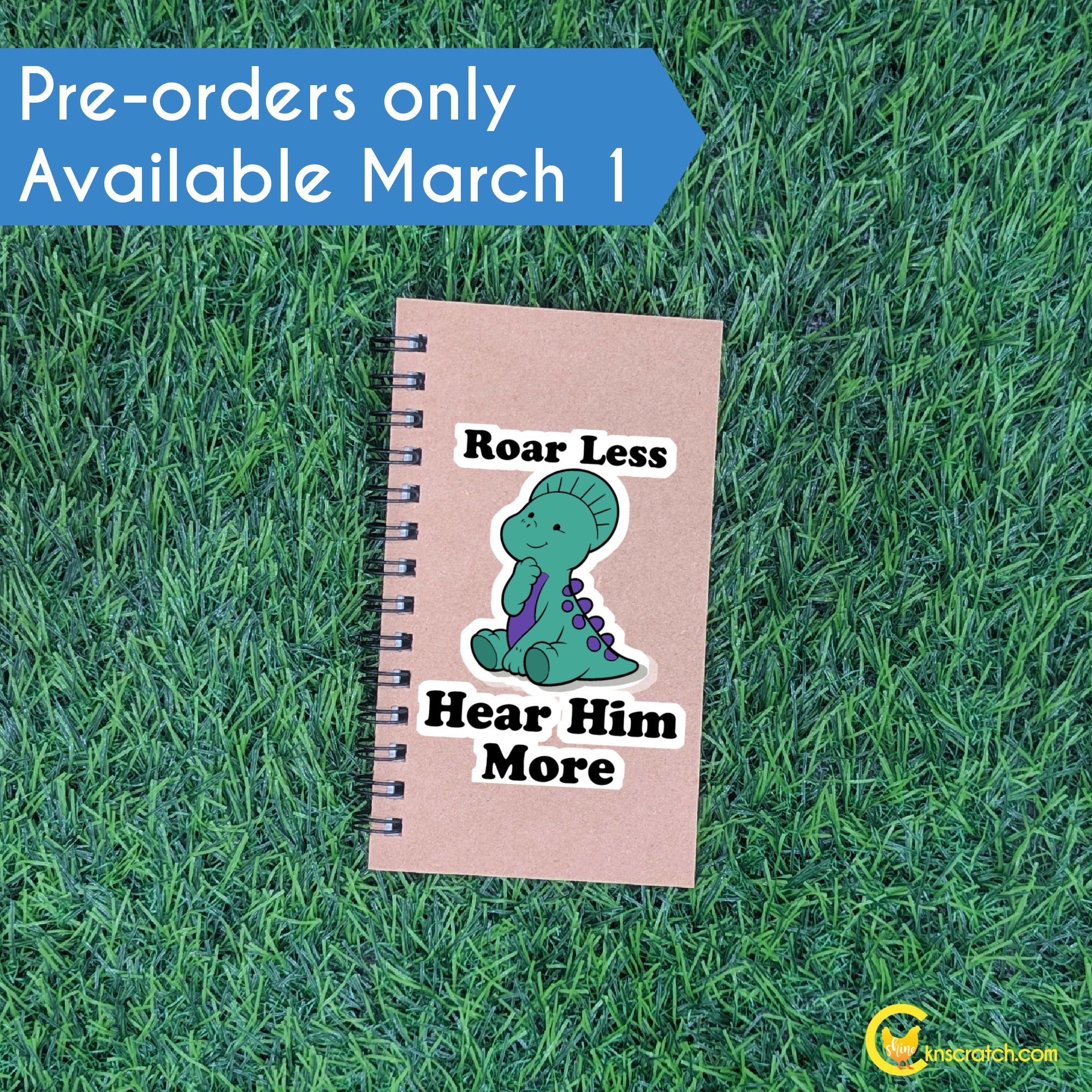 roar less mini notebook cover for general conference.jpg