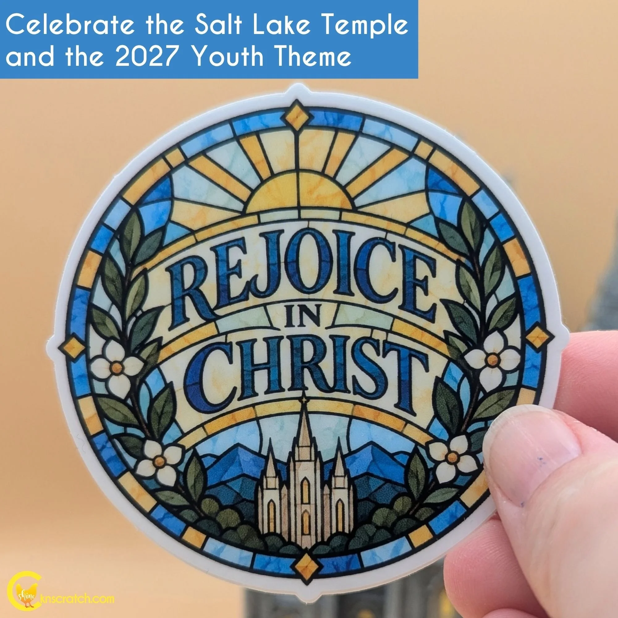 stain glass sticker salt lake temple rejoice in Christ.jpg