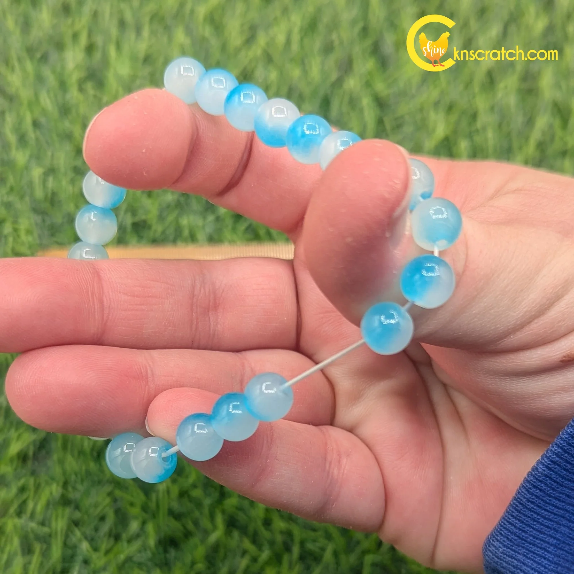 glass bead bracelet Easter gift stretches.jpg