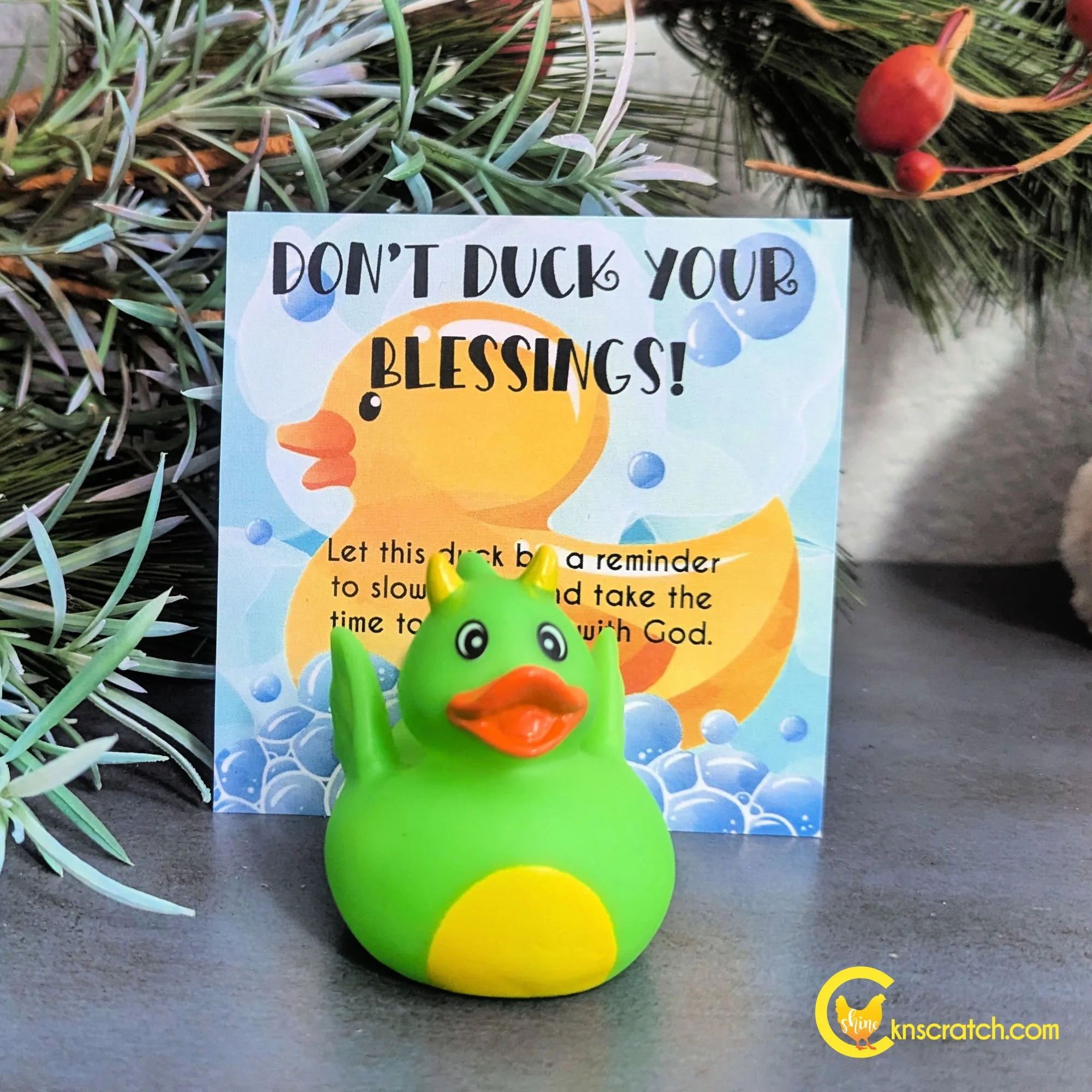 rubber duck dont miss blessings Christmas stocking stuffer.jpg