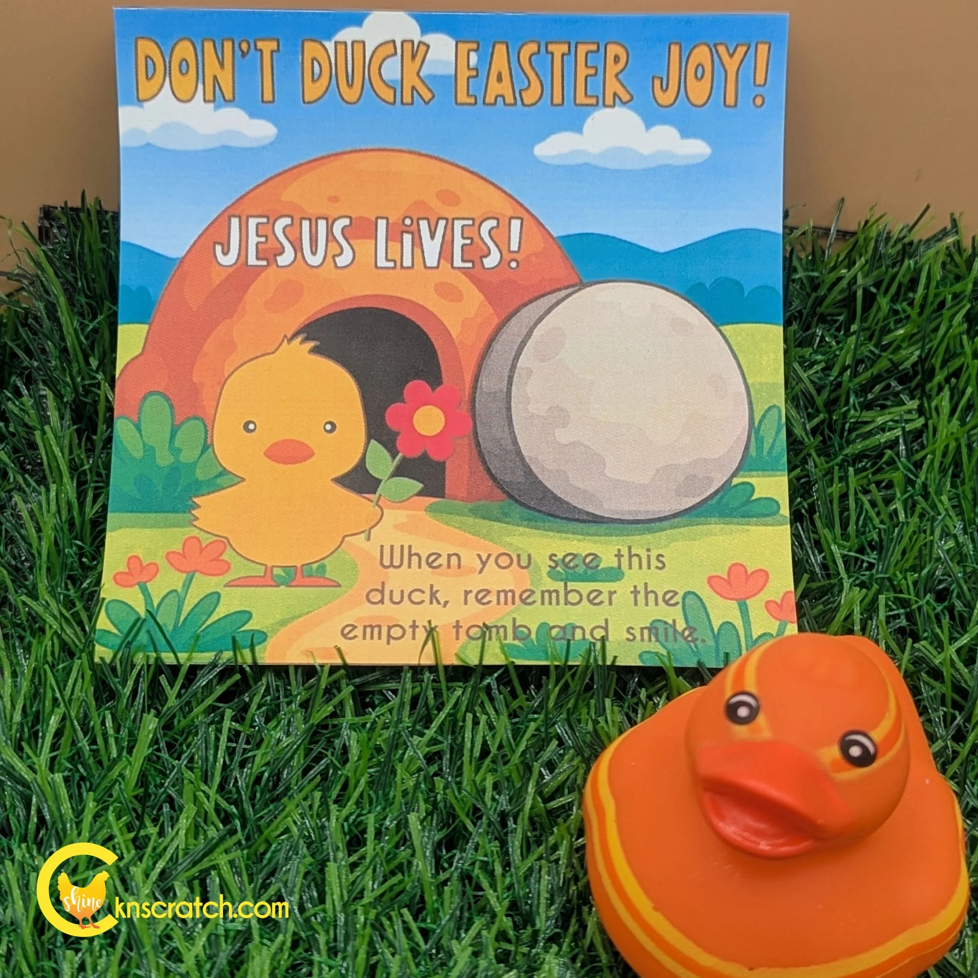 Don't Duck Easter Joy! Rubber Duck Gift