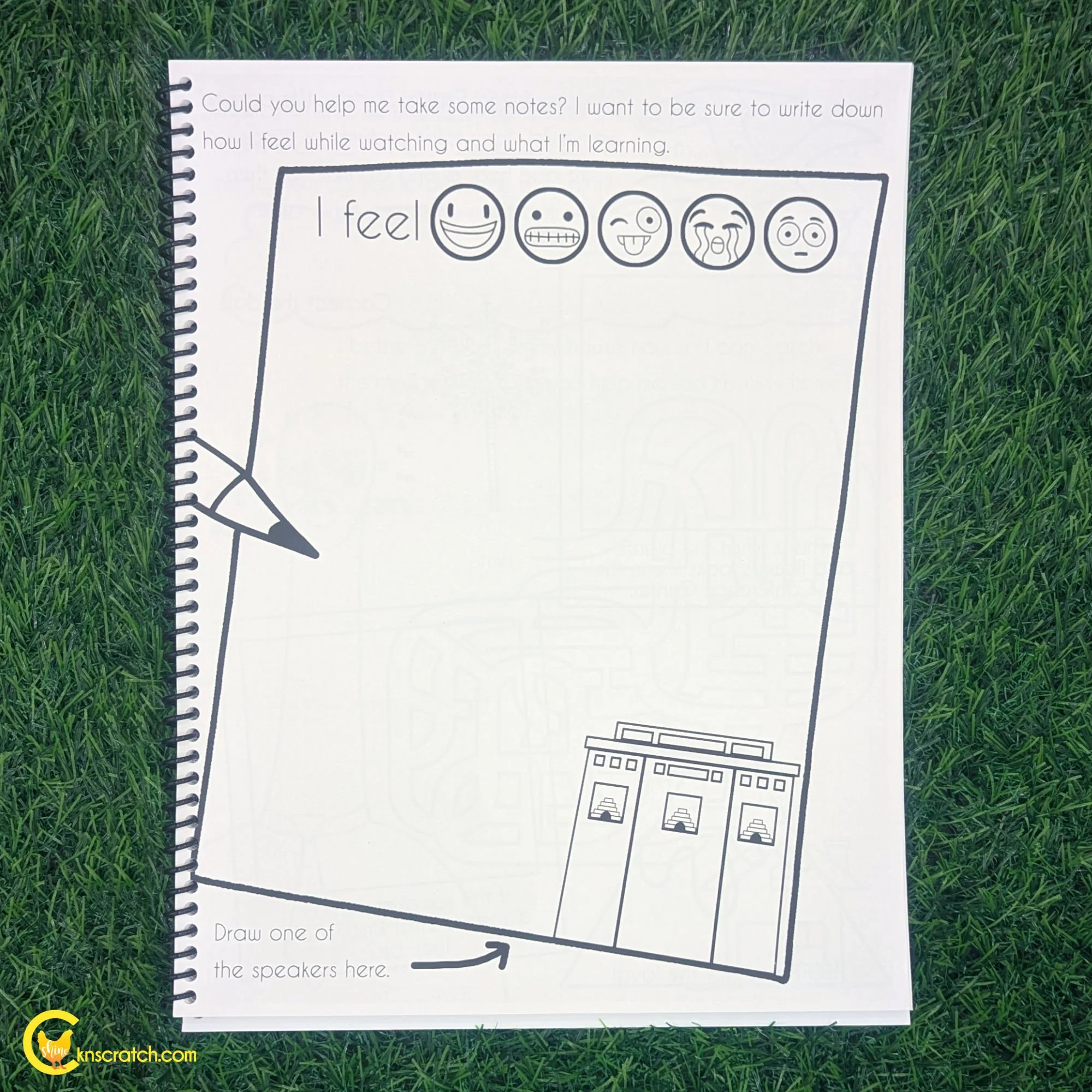 dinosaur note page for kids general conference activity packet.jpg