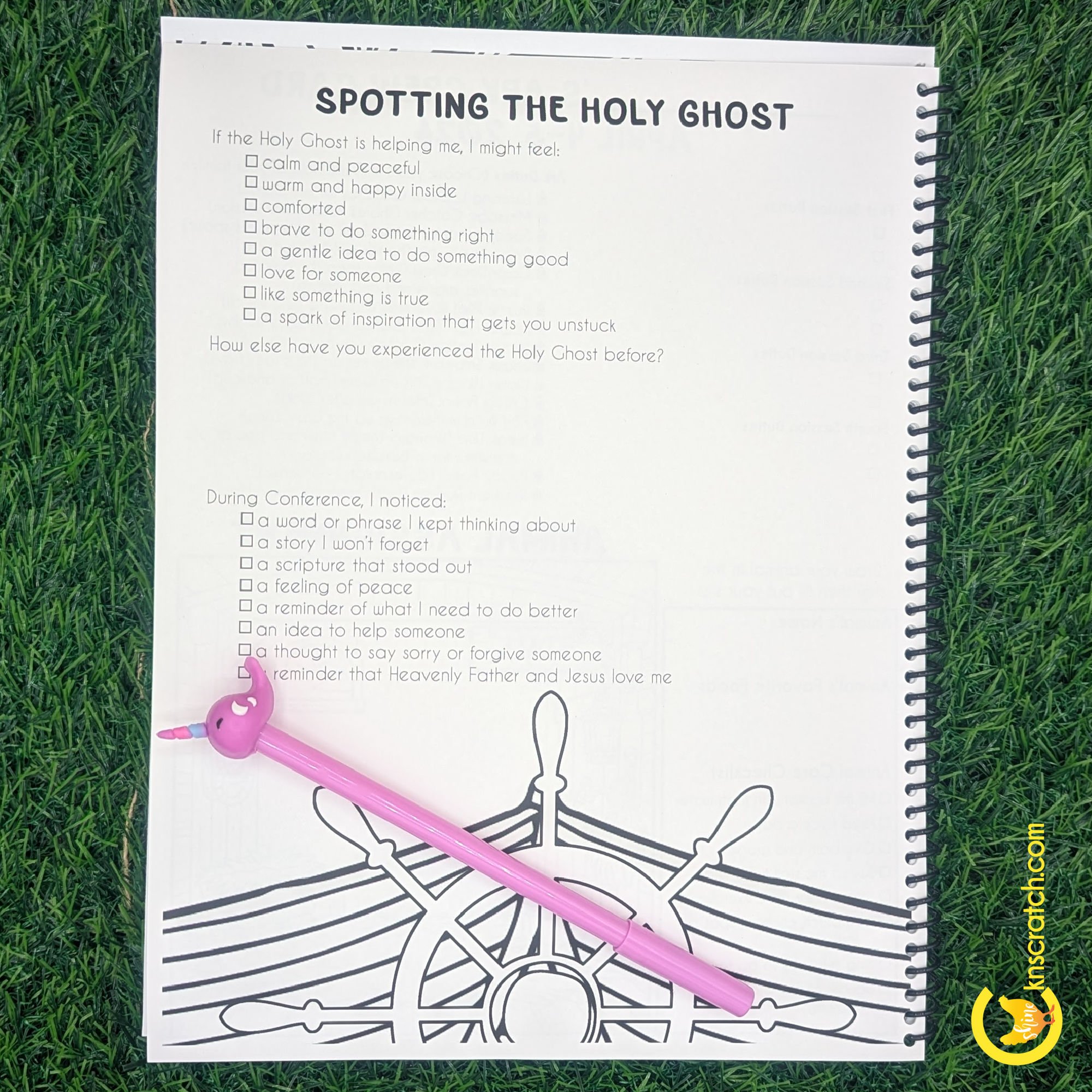 spotting the holy ghost page for preparing for general conference kids.jpg