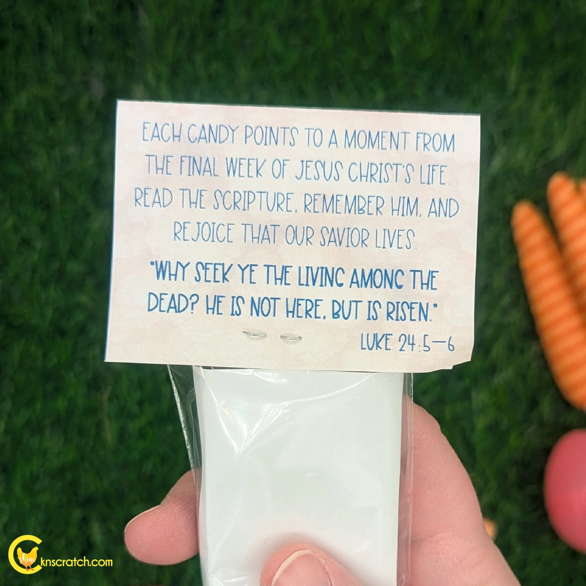 easter candy tag for bag Christ lives.jpg