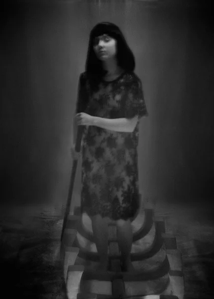 Flotation Devices Series, 3.11, 2002-4 B/W Photo-based digital output on archival media,70 x 52 inches