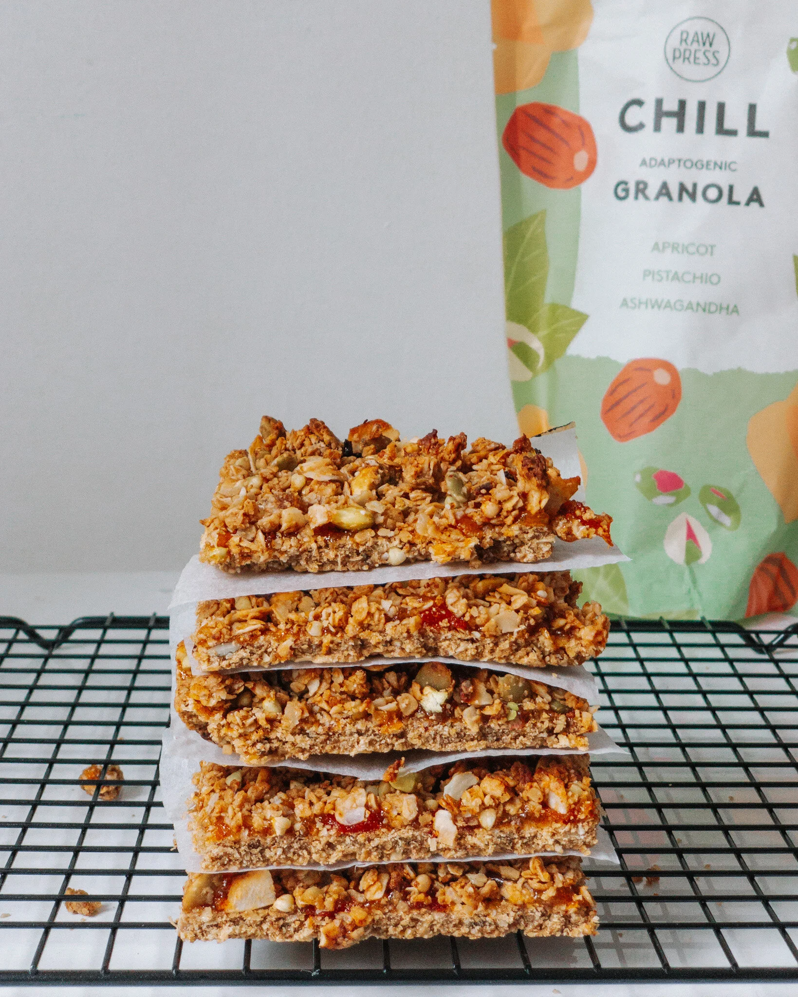 Apricot Oat Bars