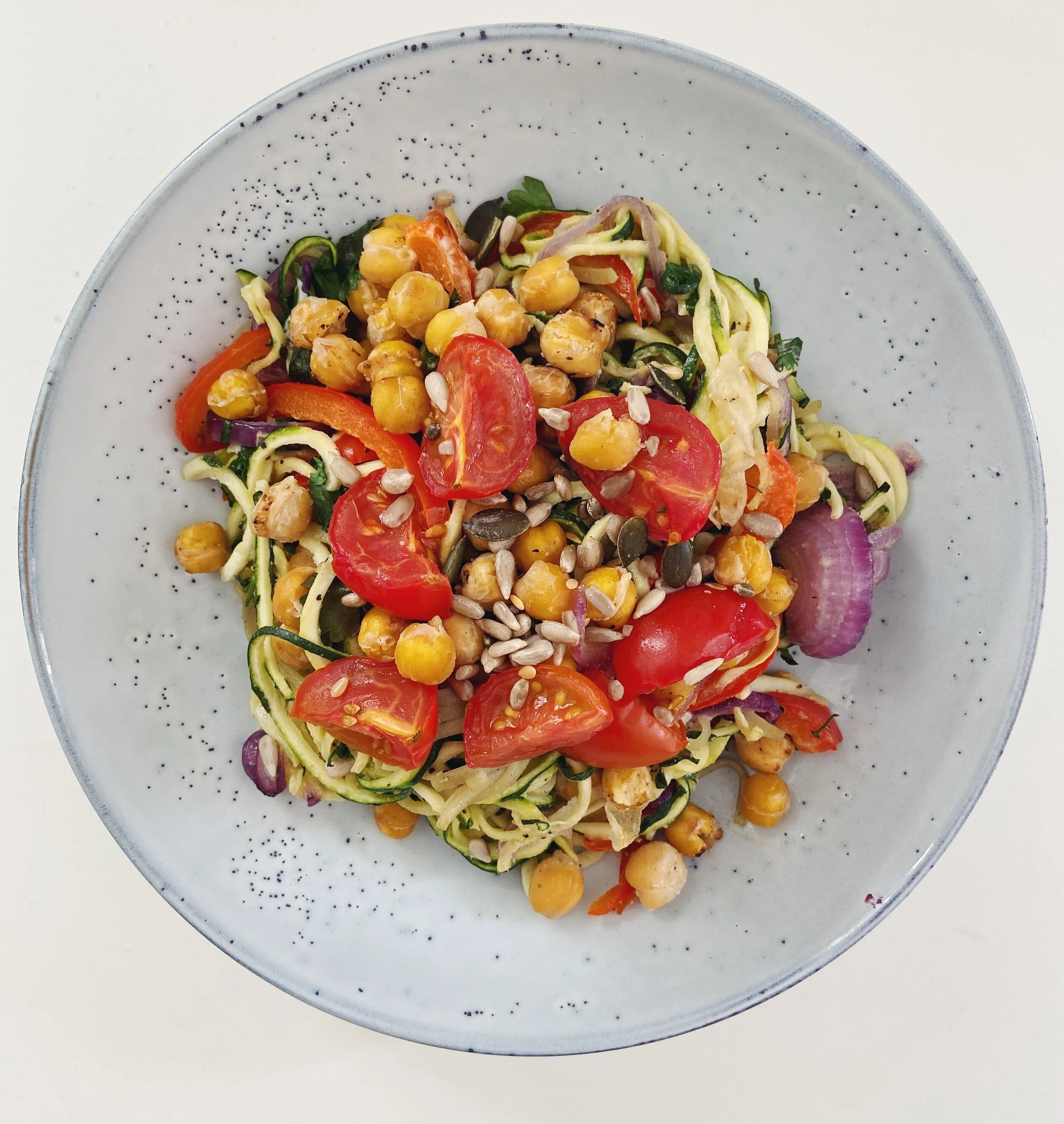 Chickpea &amp; Courgette Spaghetti