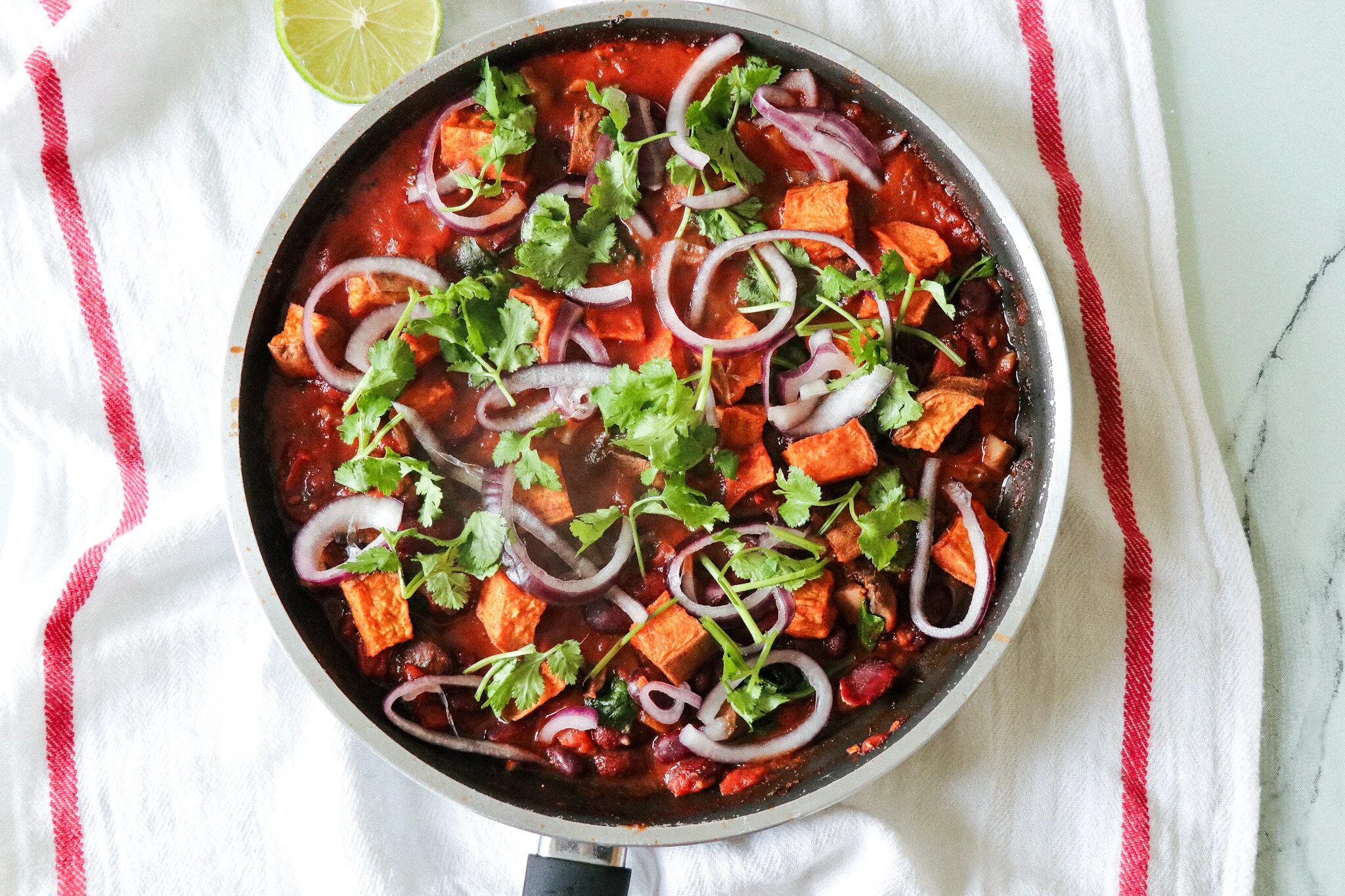 Smokey Sweet Potato Shakshuka