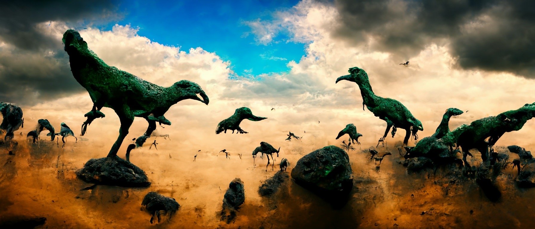 89d9fa7c-a49c-4c3e-ad50-1f61d8be643b_S3RAPH_dinosaur_footprint_in_mud._Flock_of_birds_in_green_prehistoric_jungle._Epic_sky._Cinematic_compositi.JPG