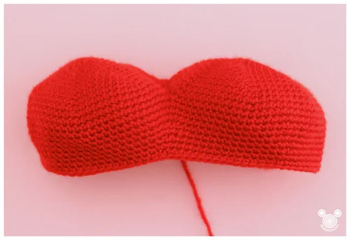 Big heart amigurumi crochet