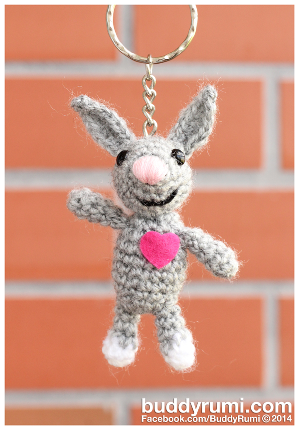 Little Bunny Keychain Amigurumi Pattern