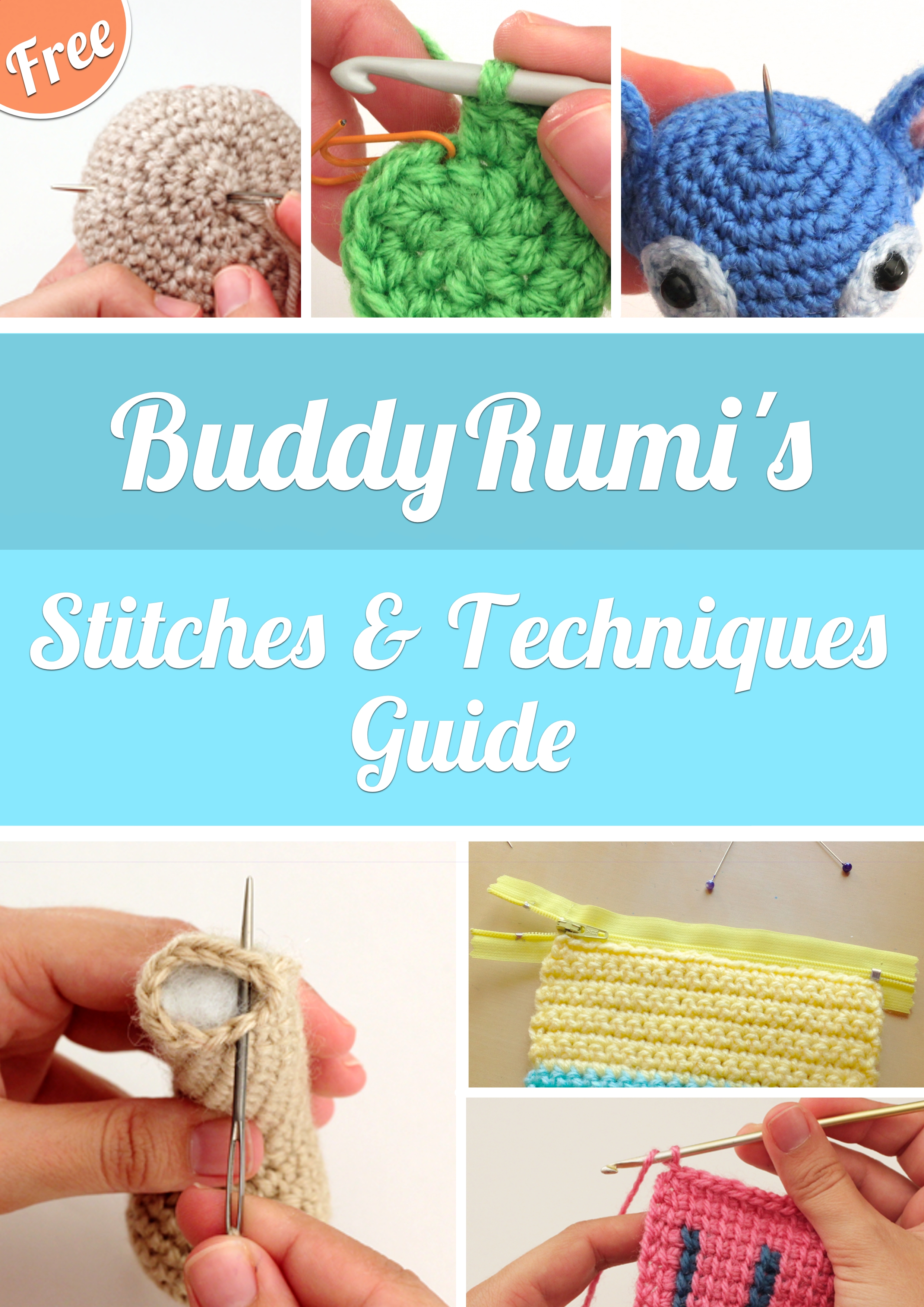 How toBaby Safe Amigurumi Eyes — BuddyRumi Amigurumi Crochet Patterns