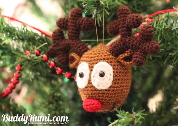 Free Amigurumi Pattern: Rudolph Christmas Reindeer — BuddyRumi