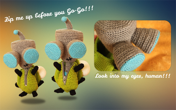 Invader Zim amigurumi