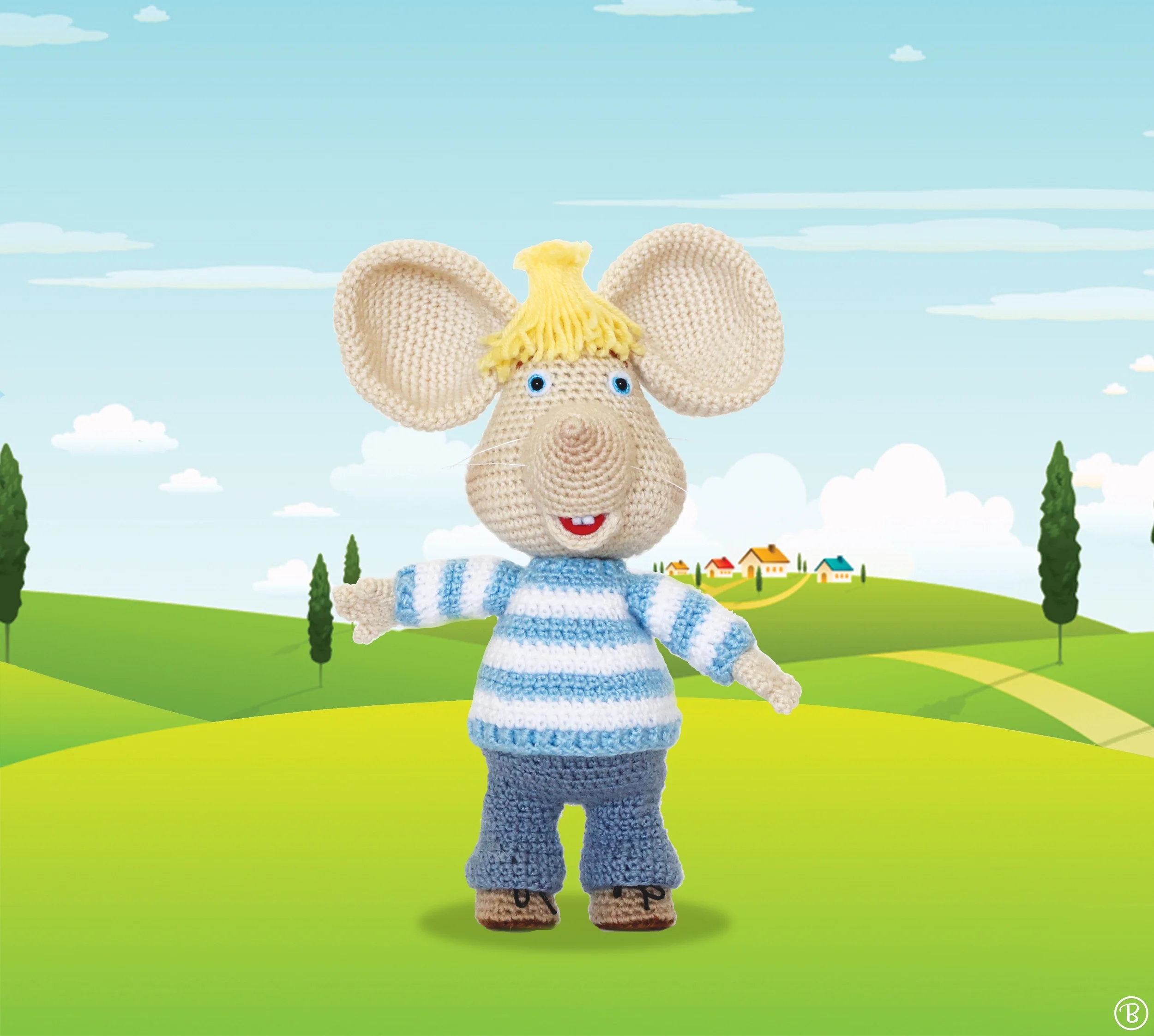 Topo Gigio amigurumi