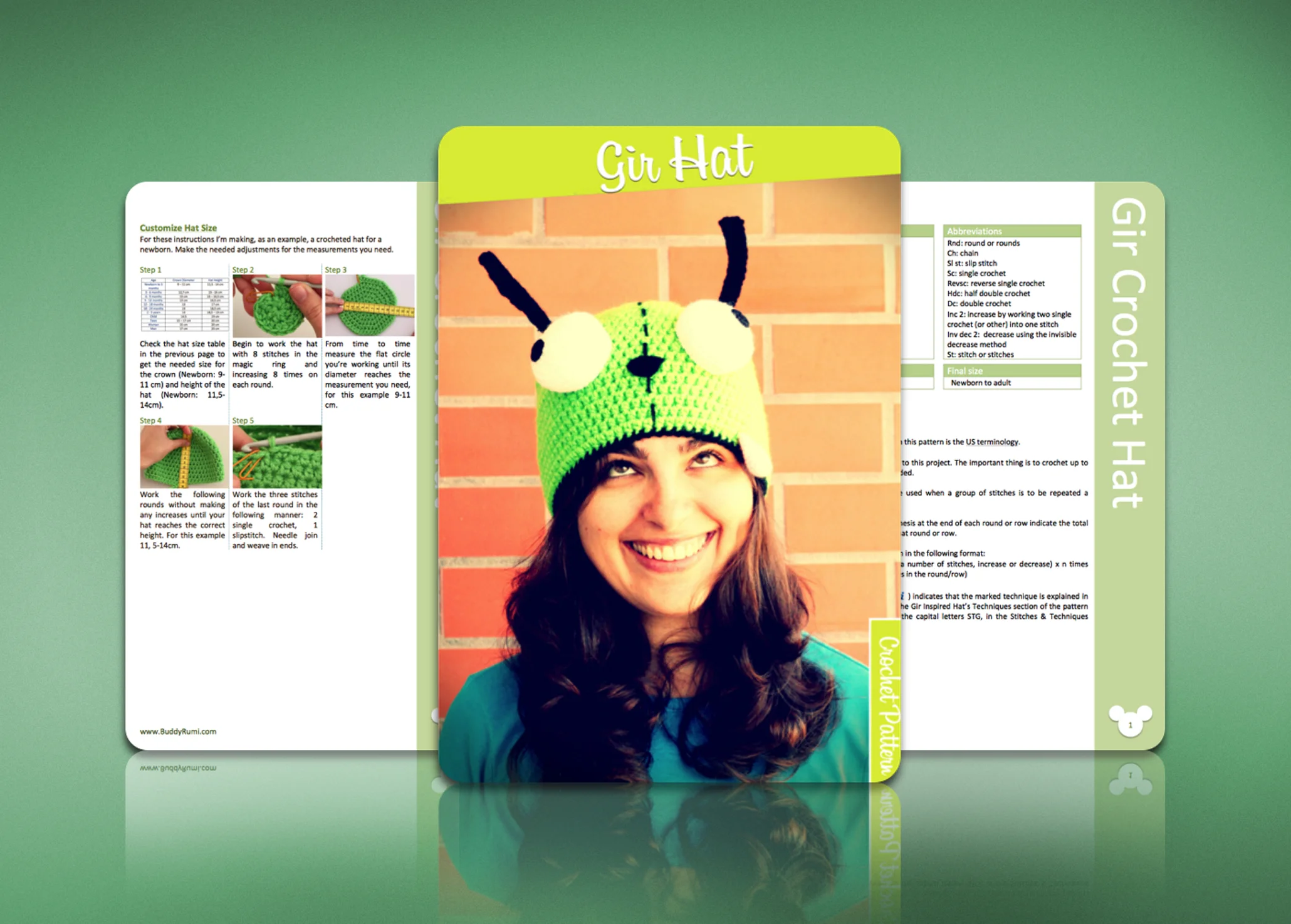 Gir crochet hat pattern