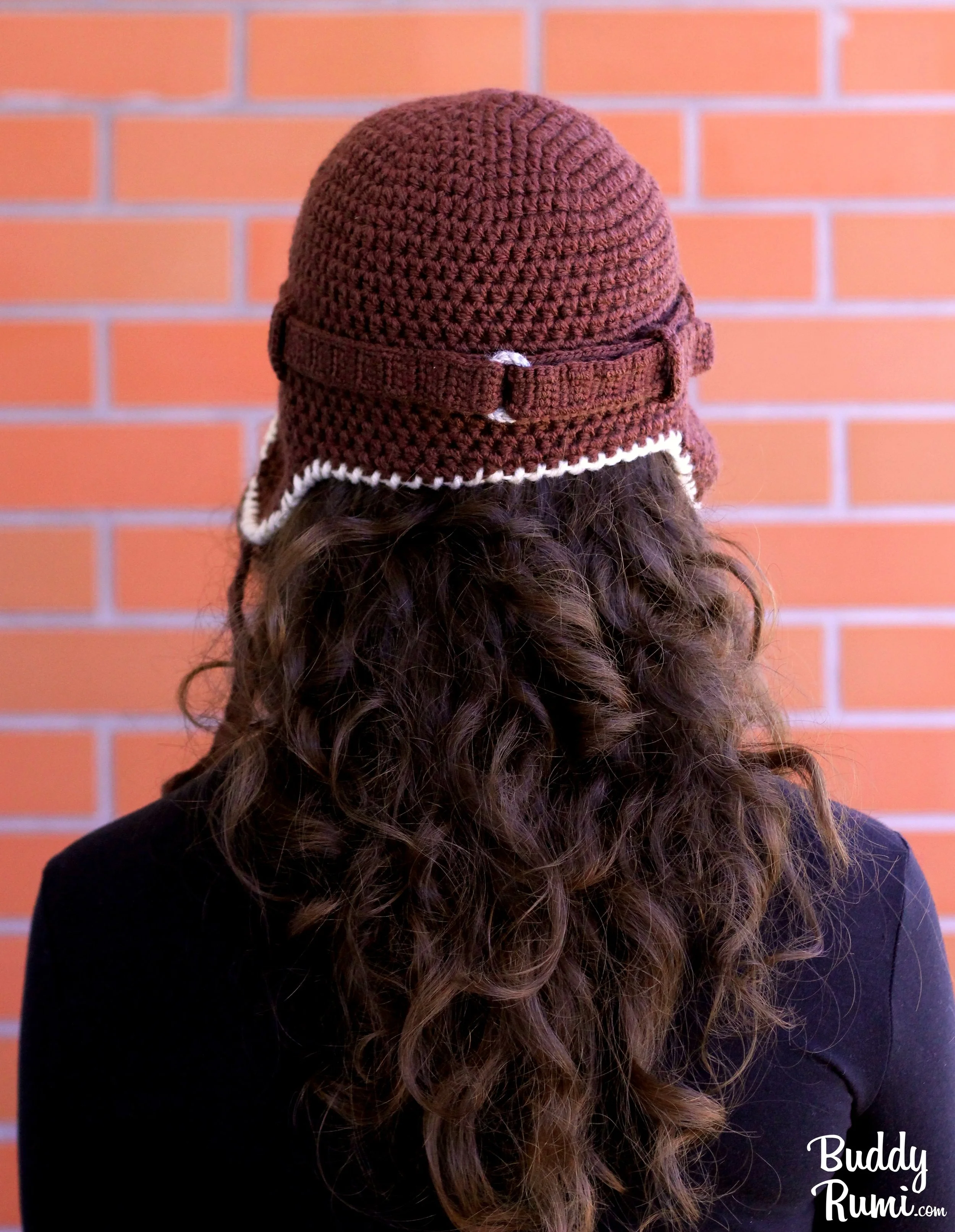 Fighter pilot crochet hat