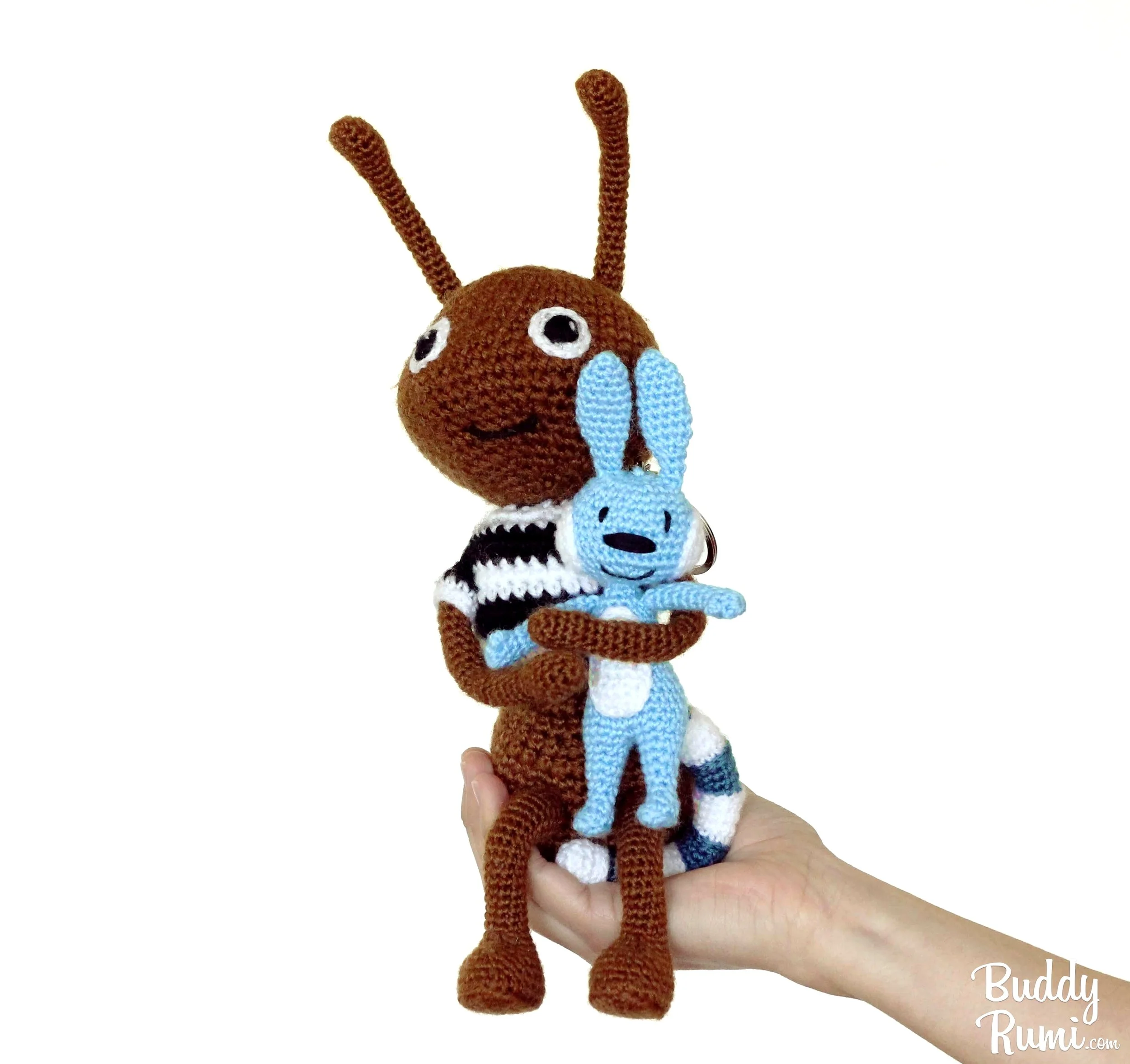 Robber ant and Hatch amigurumi pattern