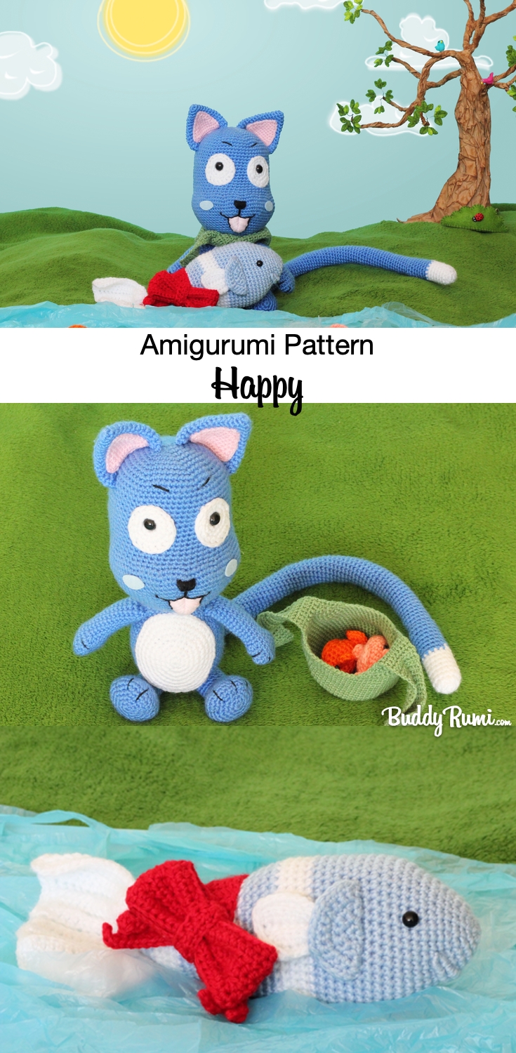 Happy amigurumi pattern
