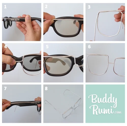 Glasses and moustache mask tutorial