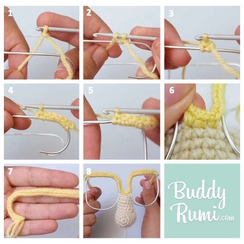 Halloween crochet mask tutorial