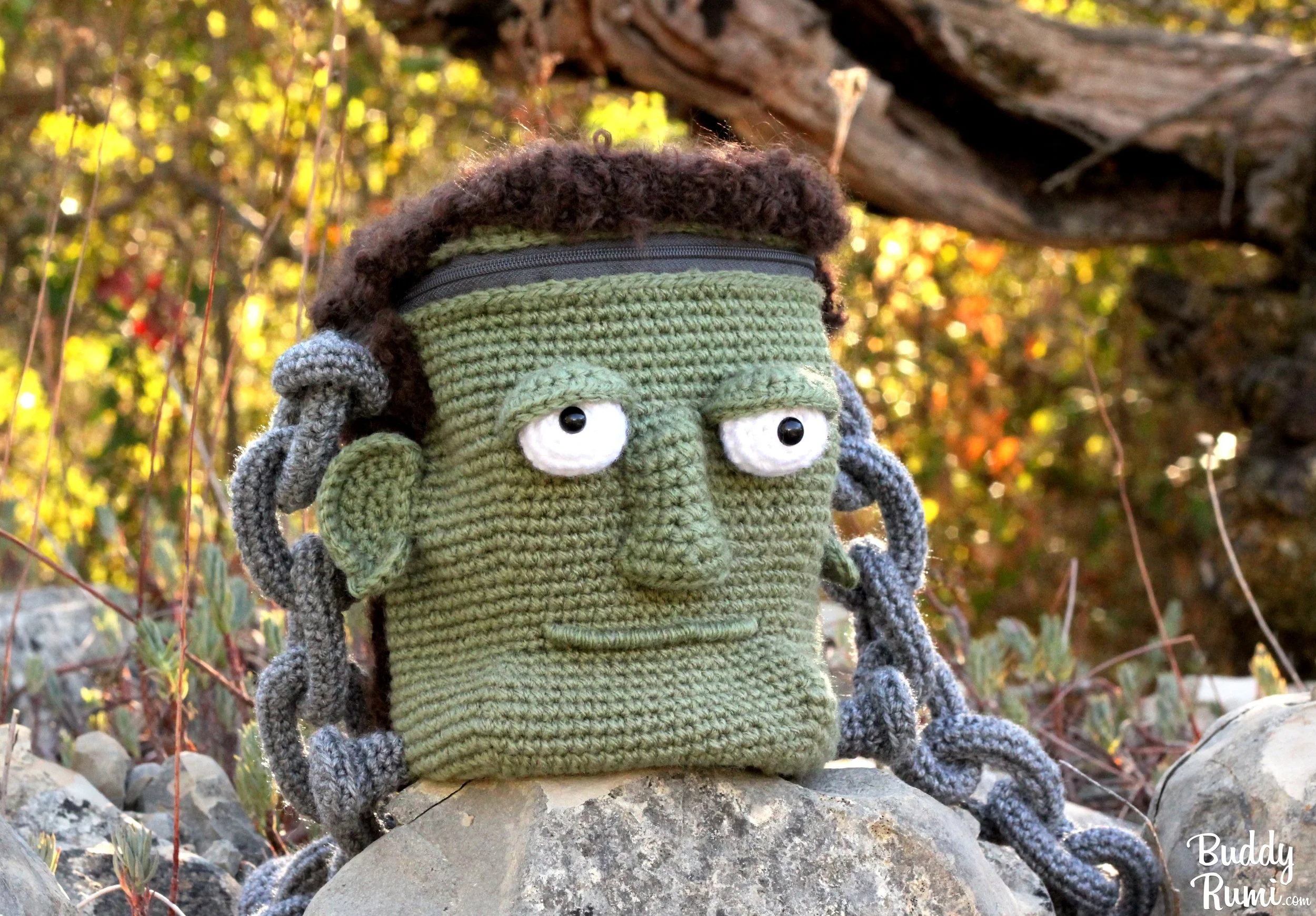 Frankenstein monster trick or treat bag