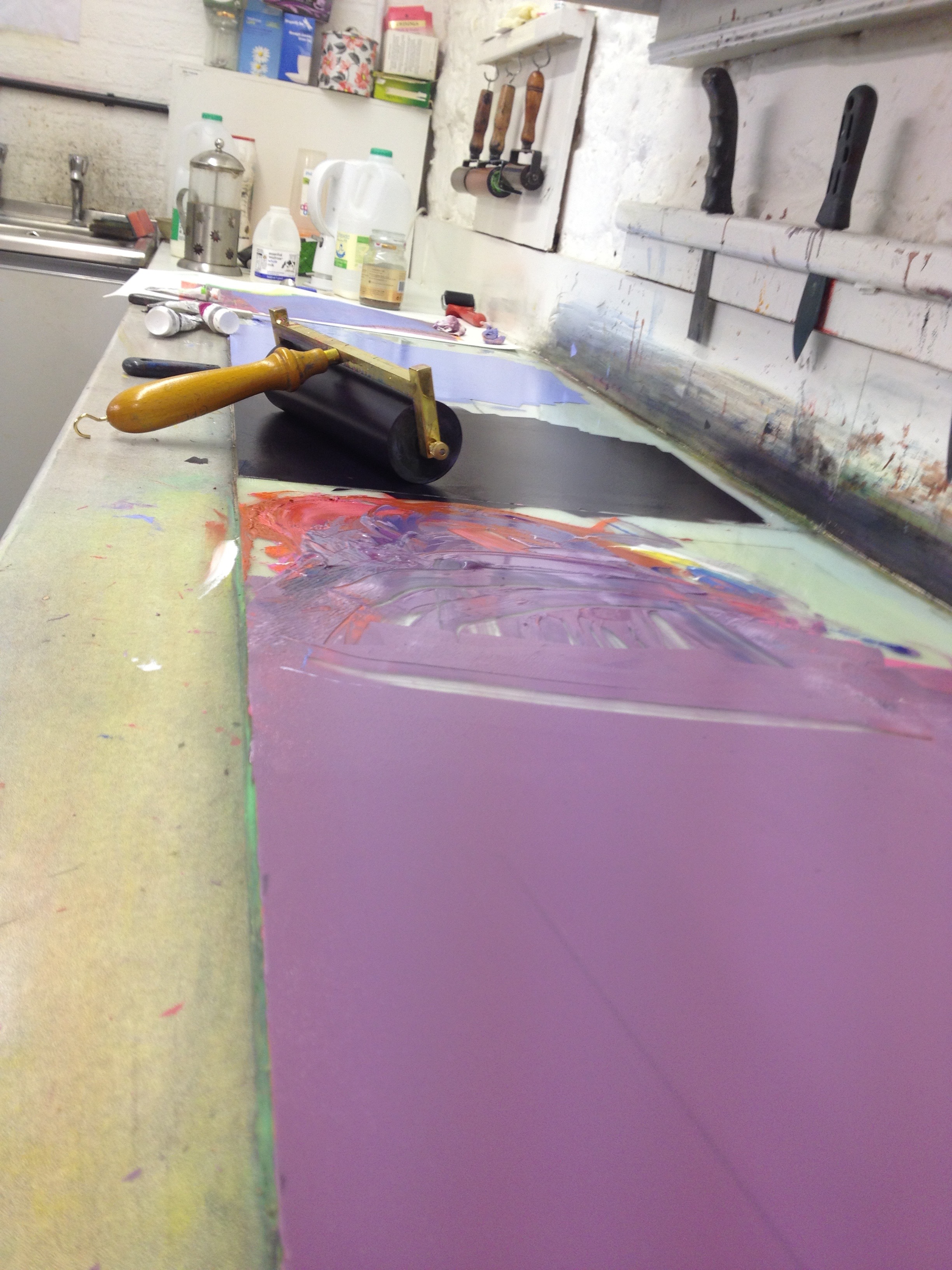 rolling out the background colour