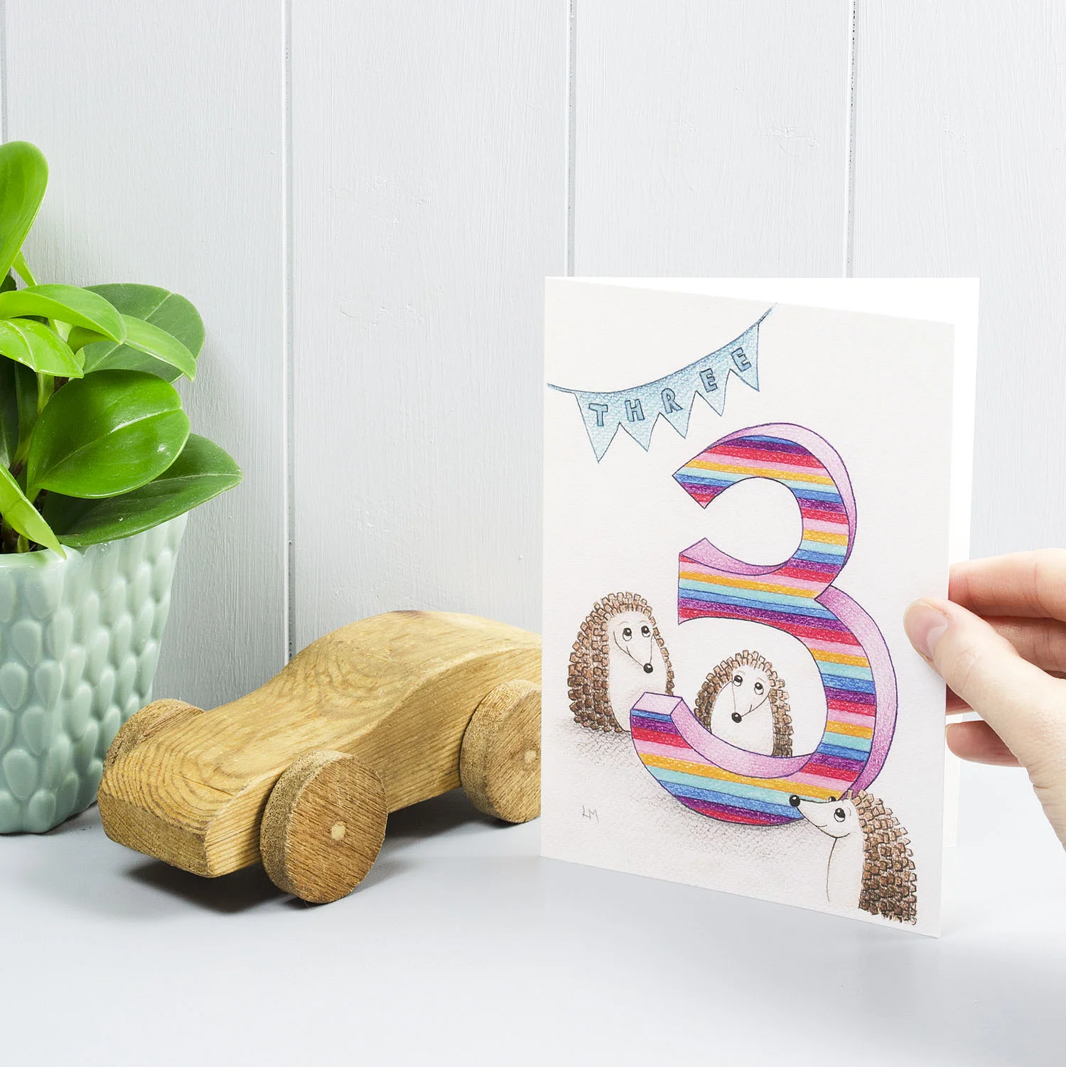 Happy 3rd Birthday Greeting Card By Yellow Rose Design