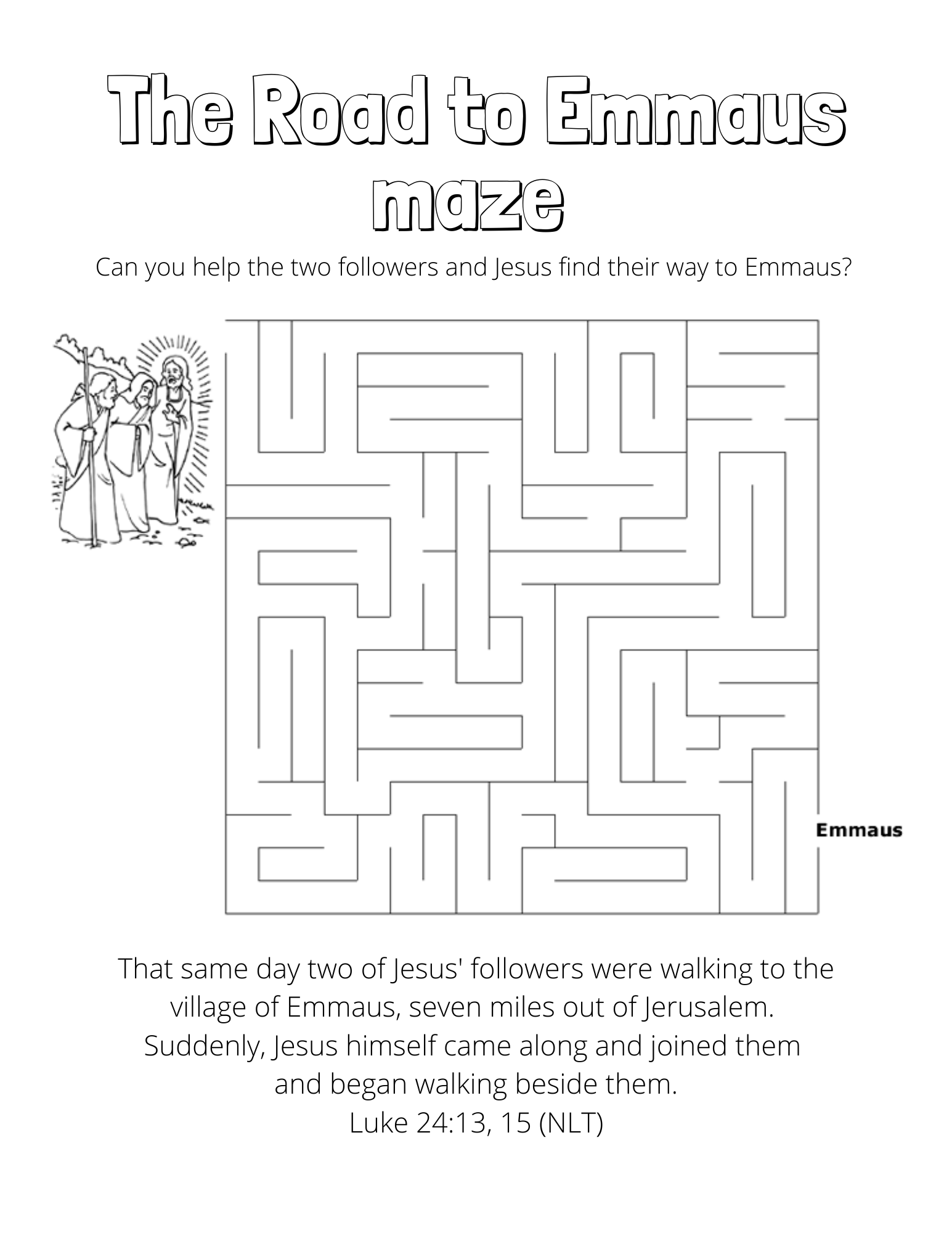 Road to Emmaus maze.png
