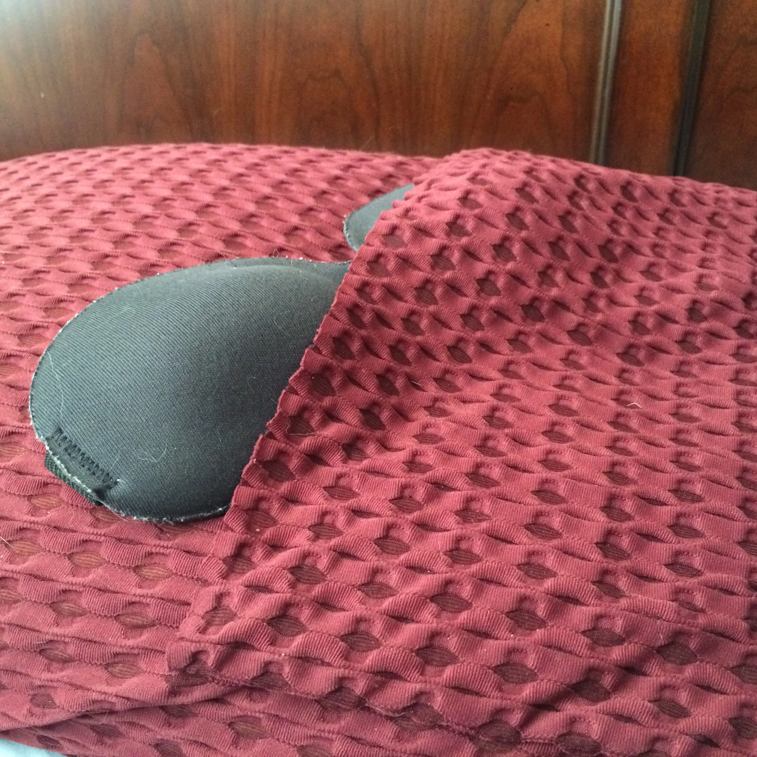 Close up of the textured fabric. The other picture is more accurate in terms of color, it looks too washed out in this pic. 