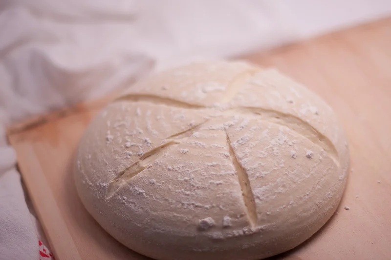Score your loaves with a knife or lame to aid the bread's expansion