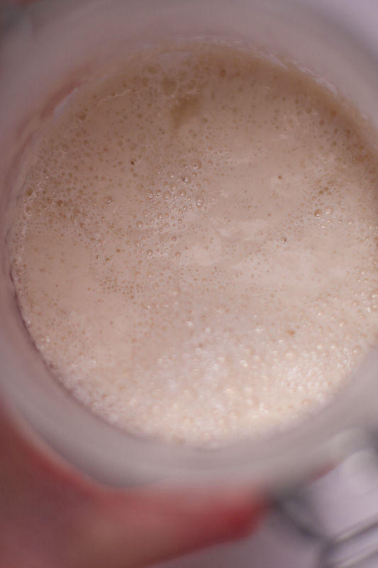 Frothing with yeasty pleasure !