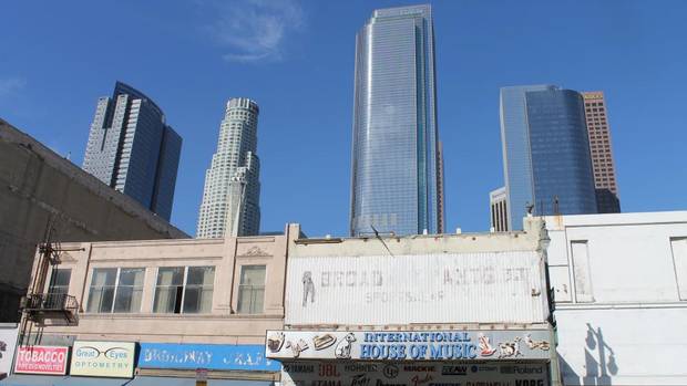 DTLA renaissance Downtown L.A. boasts an idiosyncratic weave of mom-and-pop-style retail and gleaming office towers.
