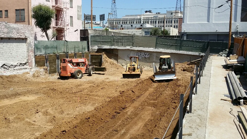 Dream Hotel, Phase 1 Construction Site