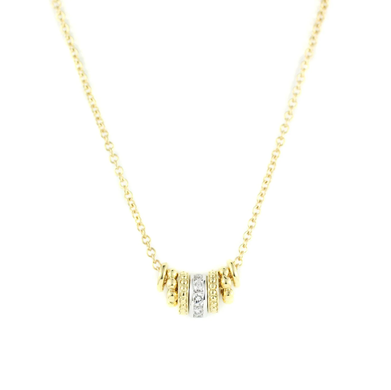 Diamond Rondelle Necklace