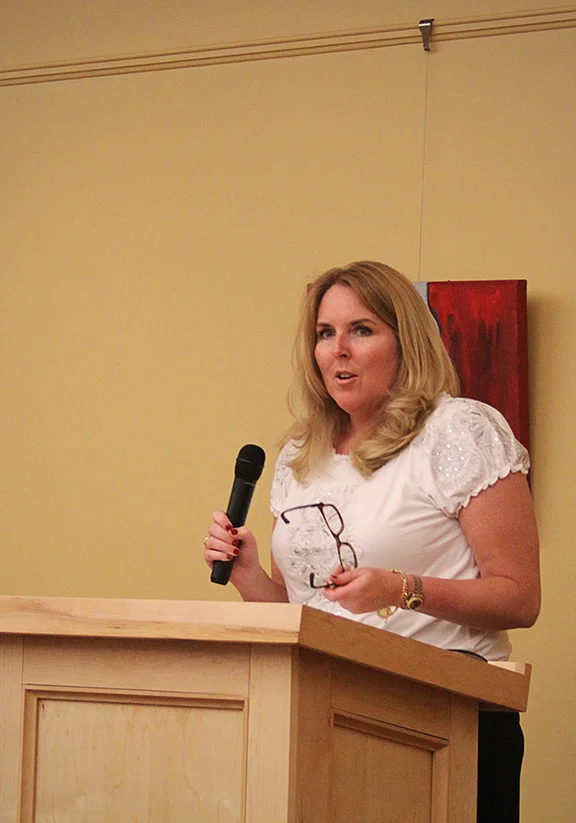 Joan Volpe, Region 3 Director, OPWDD, gives the Keynote Address.