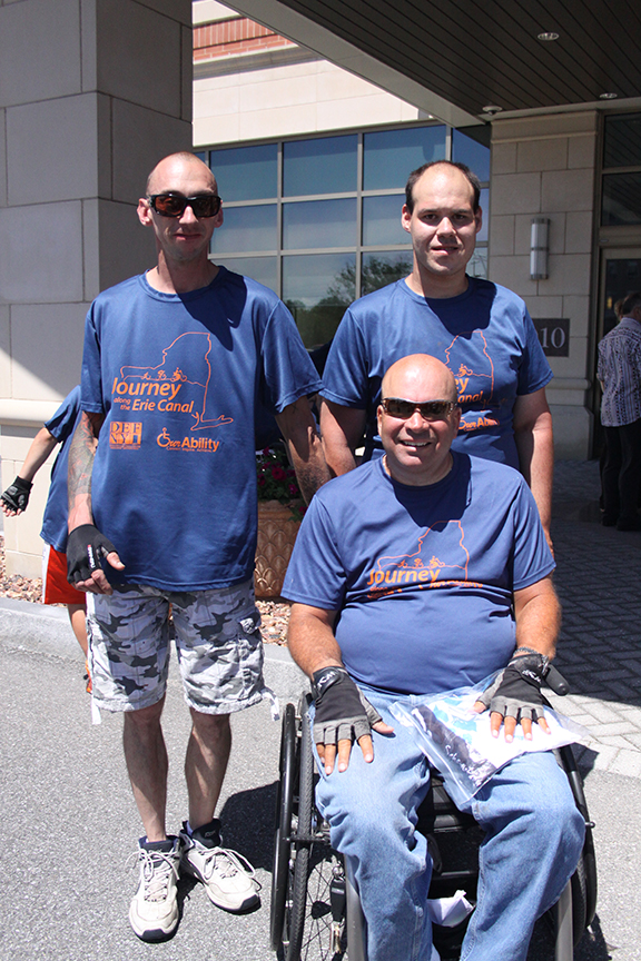 After the ride, Patrick and Zack got to meet Doug Hamlin at the celebratory barbeque.